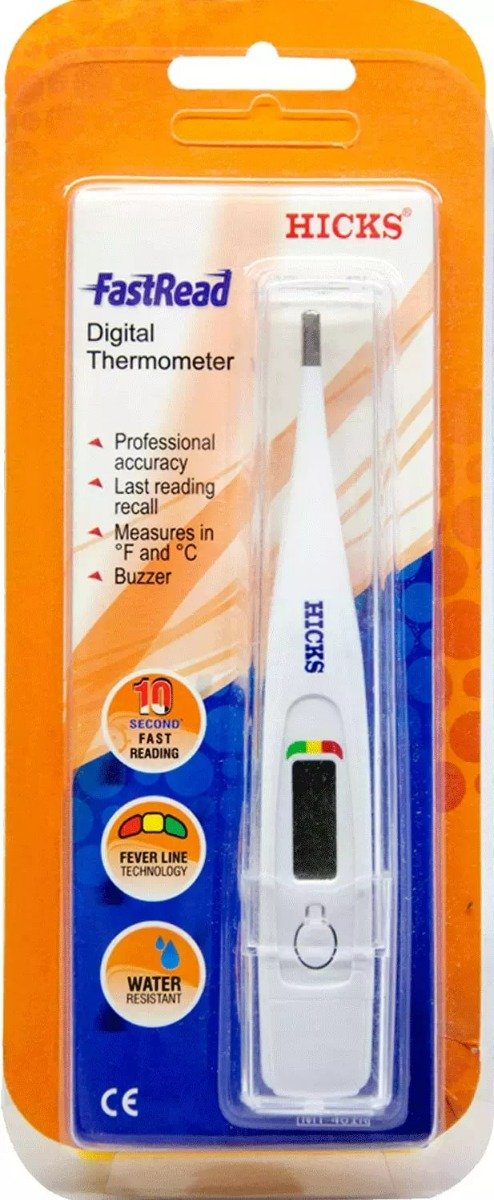 Hicks Digital Thermometer with Buzzer DMT-416R, 1 Count, Pack of 1 Hicks Digital Thermometer with Buzzer DMT-416R, 1 Count, Pack of 1