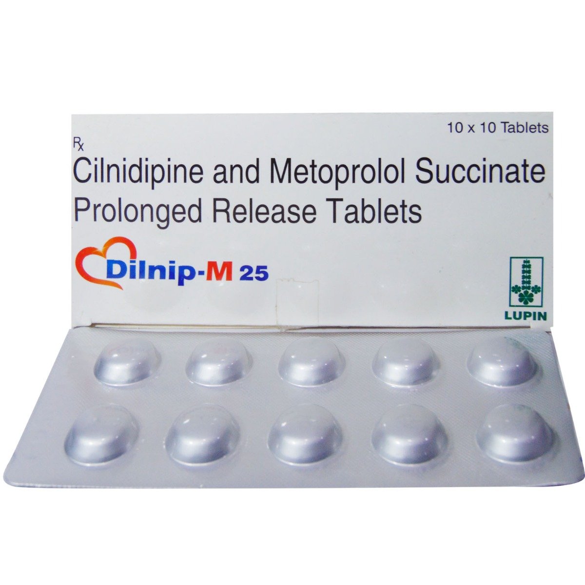 Dilnip M 25 mg/10 mg Tablet 10's, Pack of 10 TabletS Dilnip M 25 mg/10 mg Tablet 10's, Pack of 10 TabletS