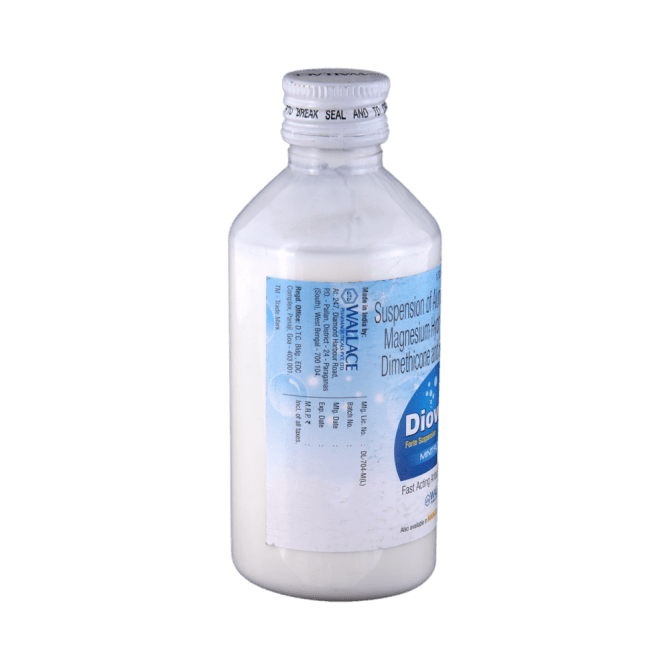 Diovol-LA Forte SF Mint Flavour Suspension 170 ml, Pack of 1 LIQUID Diovol-LA Forte SF Mint Flavour Suspension 170 ml, Pack of 1 LIQUID