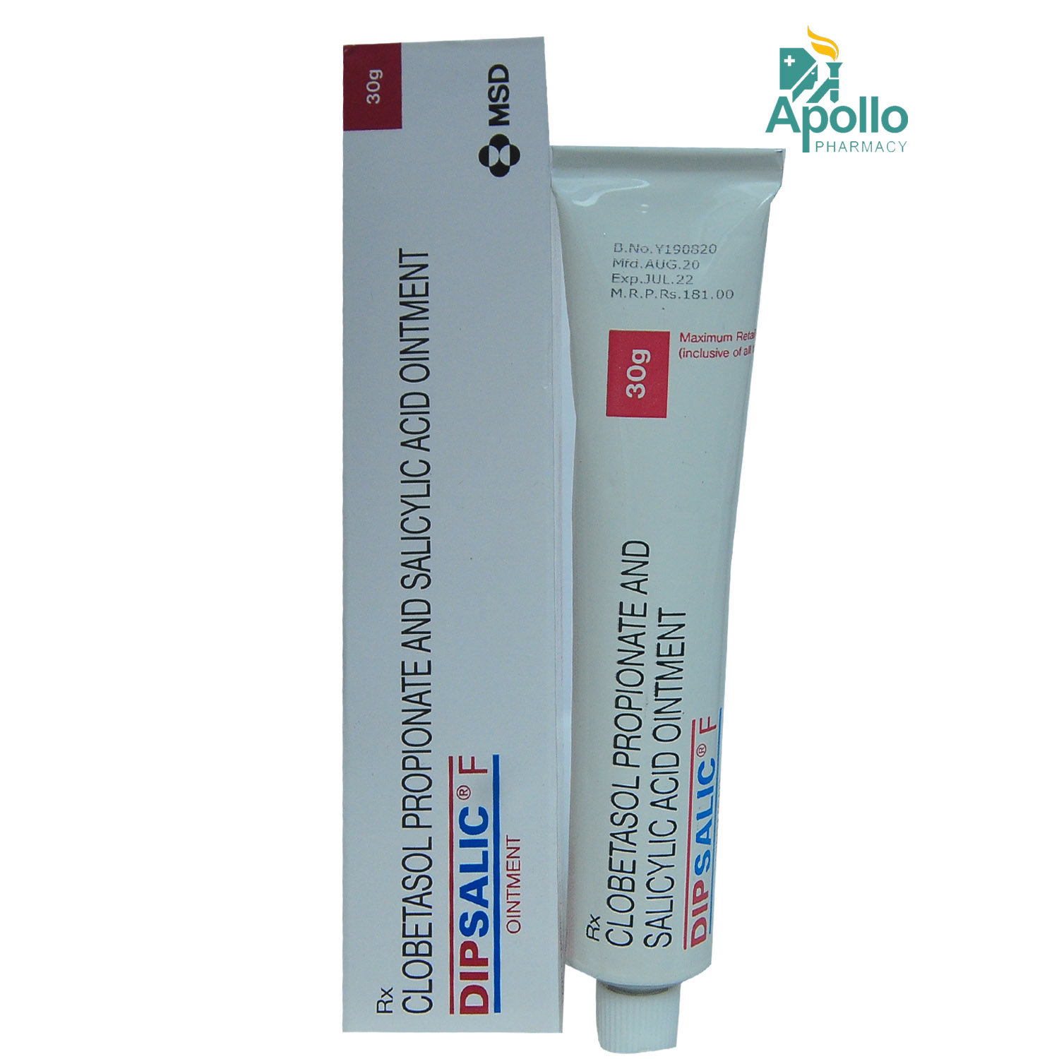 Dipsalic F Ointment 30 gm, Pack of 1 OINTMENT Dipsalic F Ointment 30 gm, Pack of 1 OINTMENT