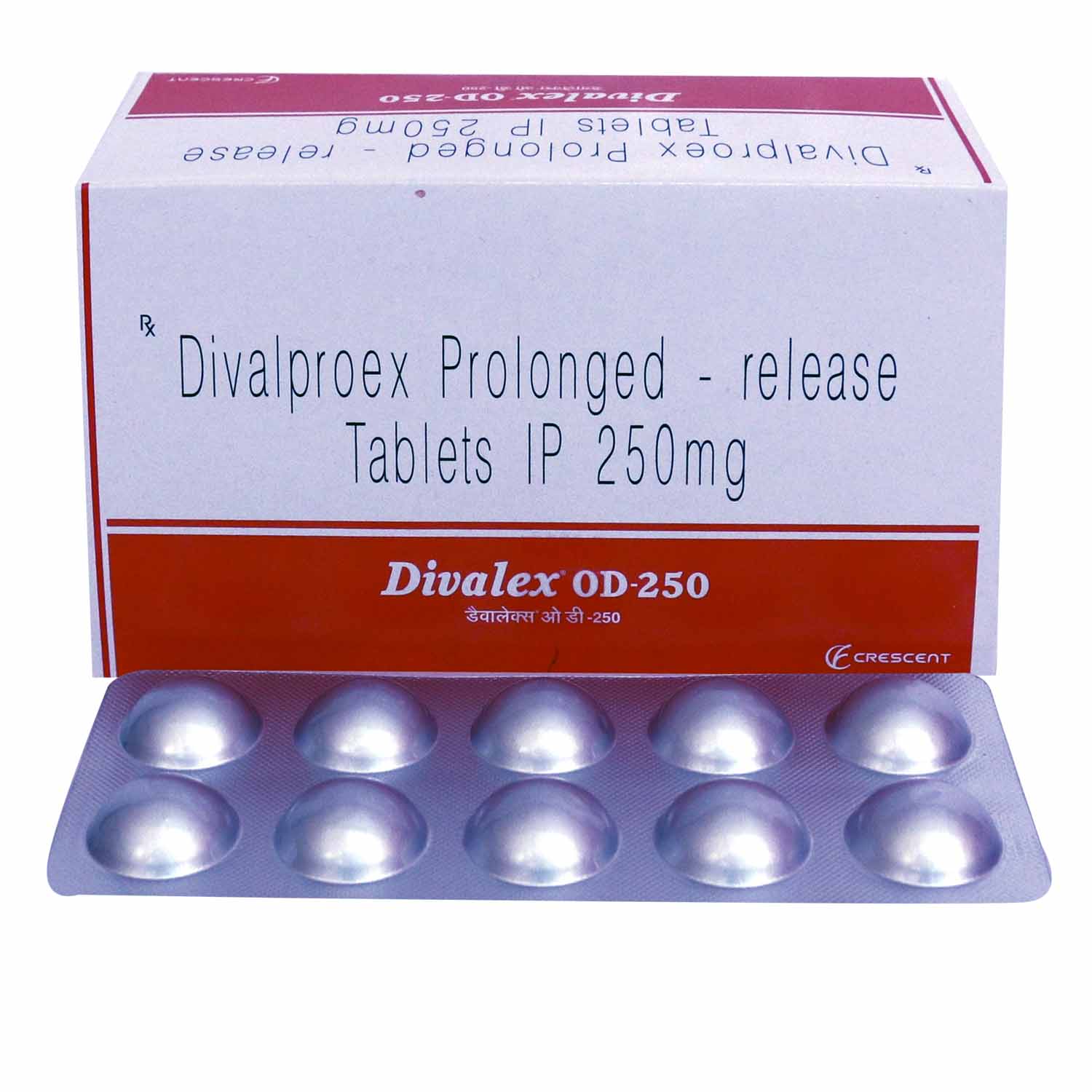 Divalex OD 250 mg Tablet 10's, Pack of 10 TabletS Divalex OD 250 mg Tablet 10's, Pack of 10 TabletS