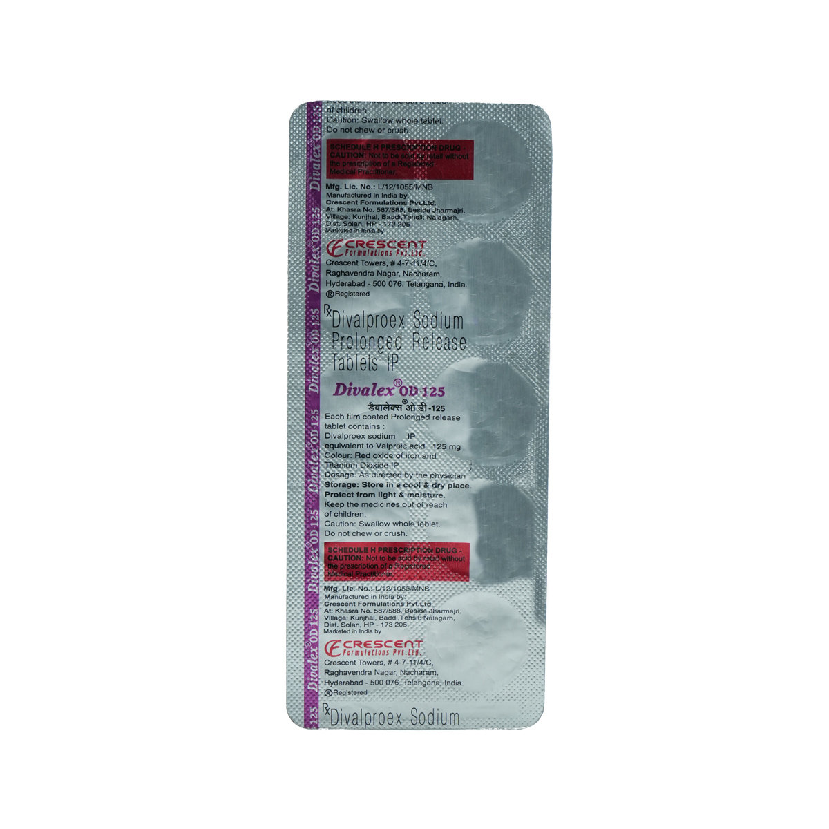 Divalex OD-125 Tablet 10's, Pack of 10 TABLETS Divalex OD-125 Tablet 10's, Pack of 10 TABLETS