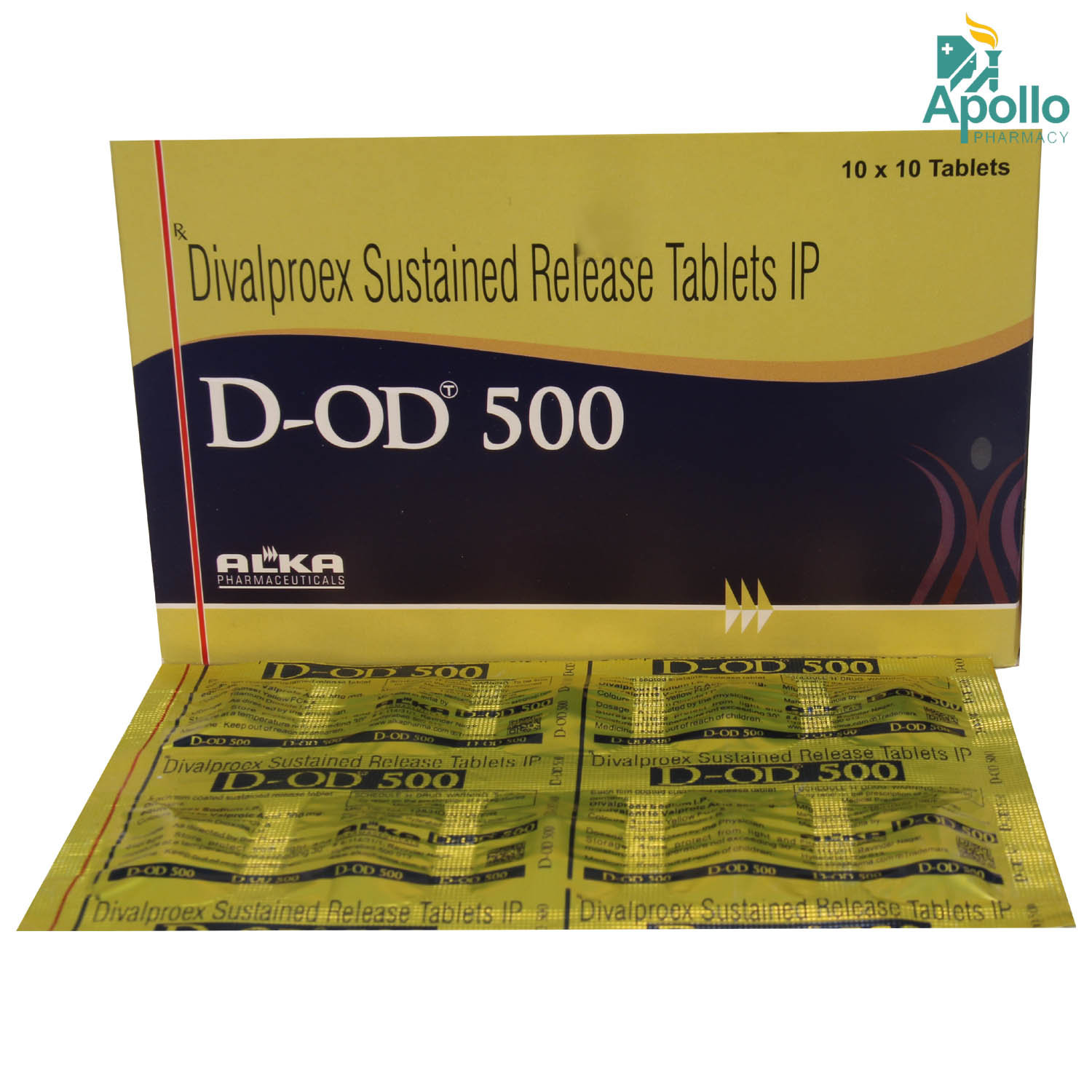 D OD 500 TABLET 10'S , Pack of 10 TabletS D OD 500 TABLET 10'S , Pack of 10 TabletS