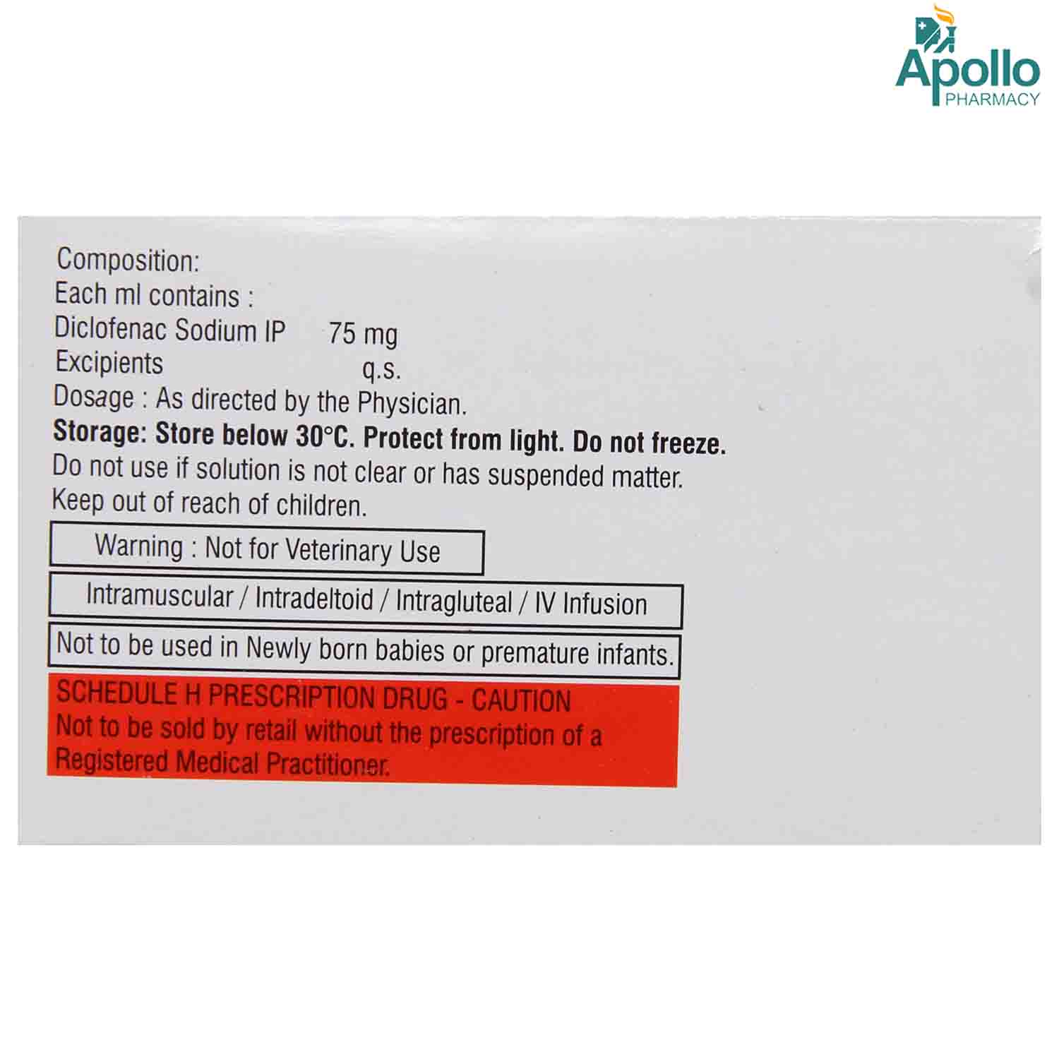 Dolokind Aqua Injection 1's, Pack of 1 Injection Dolokind Aqua Injection 1's, Pack of 1 Injection