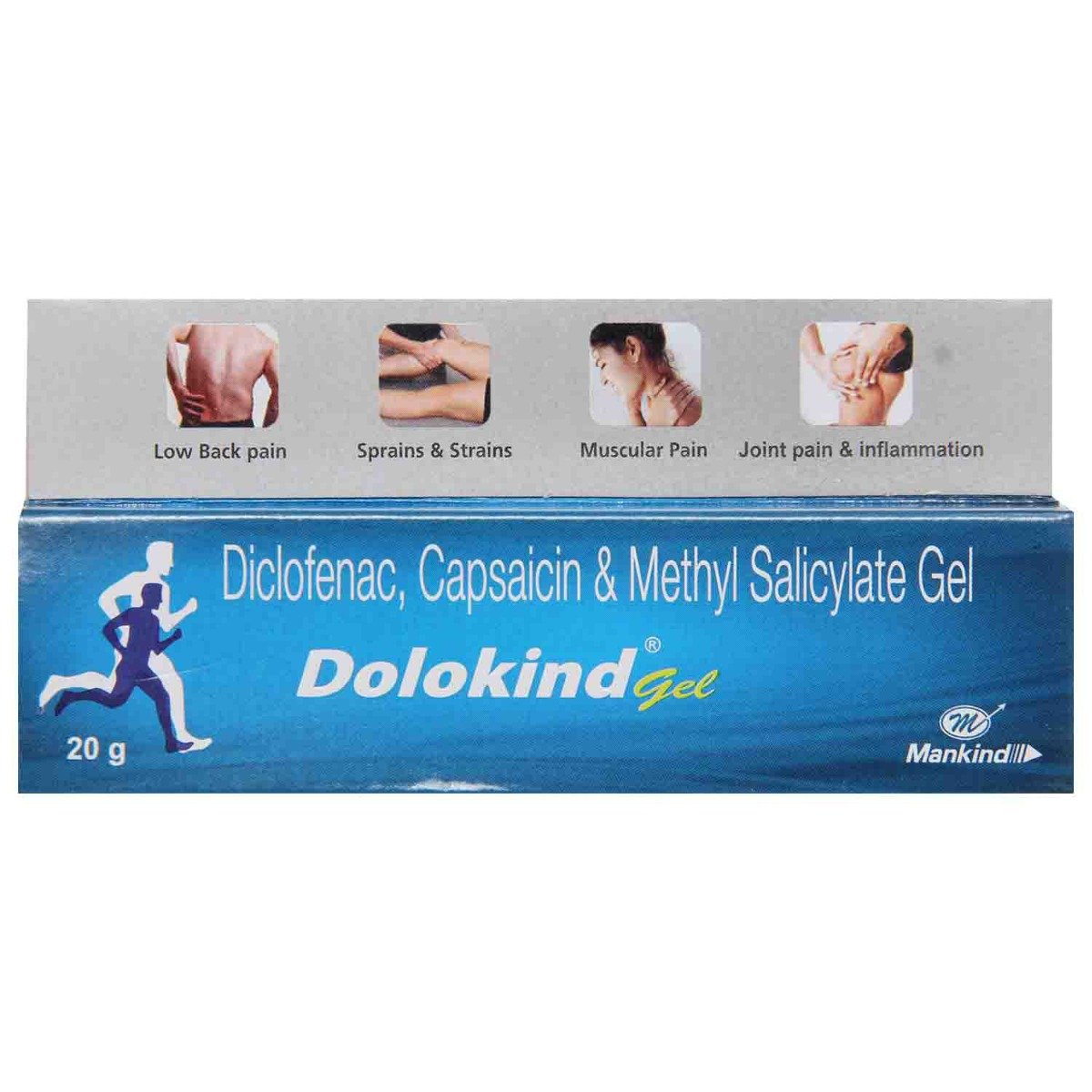 Dolokind Gel 20 gm, Pack of 1 GEL Dolokind Gel 20 gm, Pack of 1 GEL