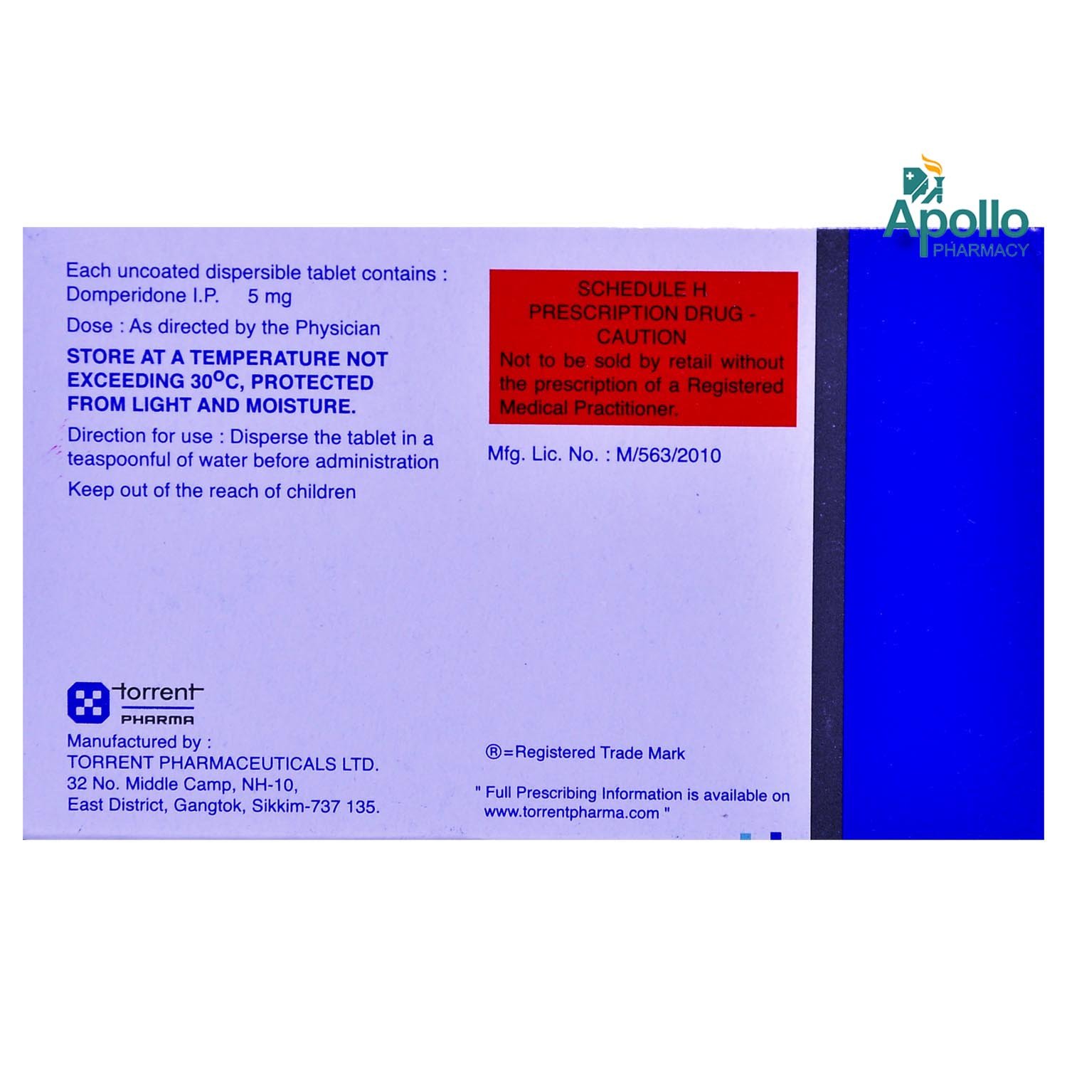 Domstal-5 DT Tablet 15's, Pack of 15 TABLETS Domstal-5 DT Tablet 15's, Pack of 15 TABLETS