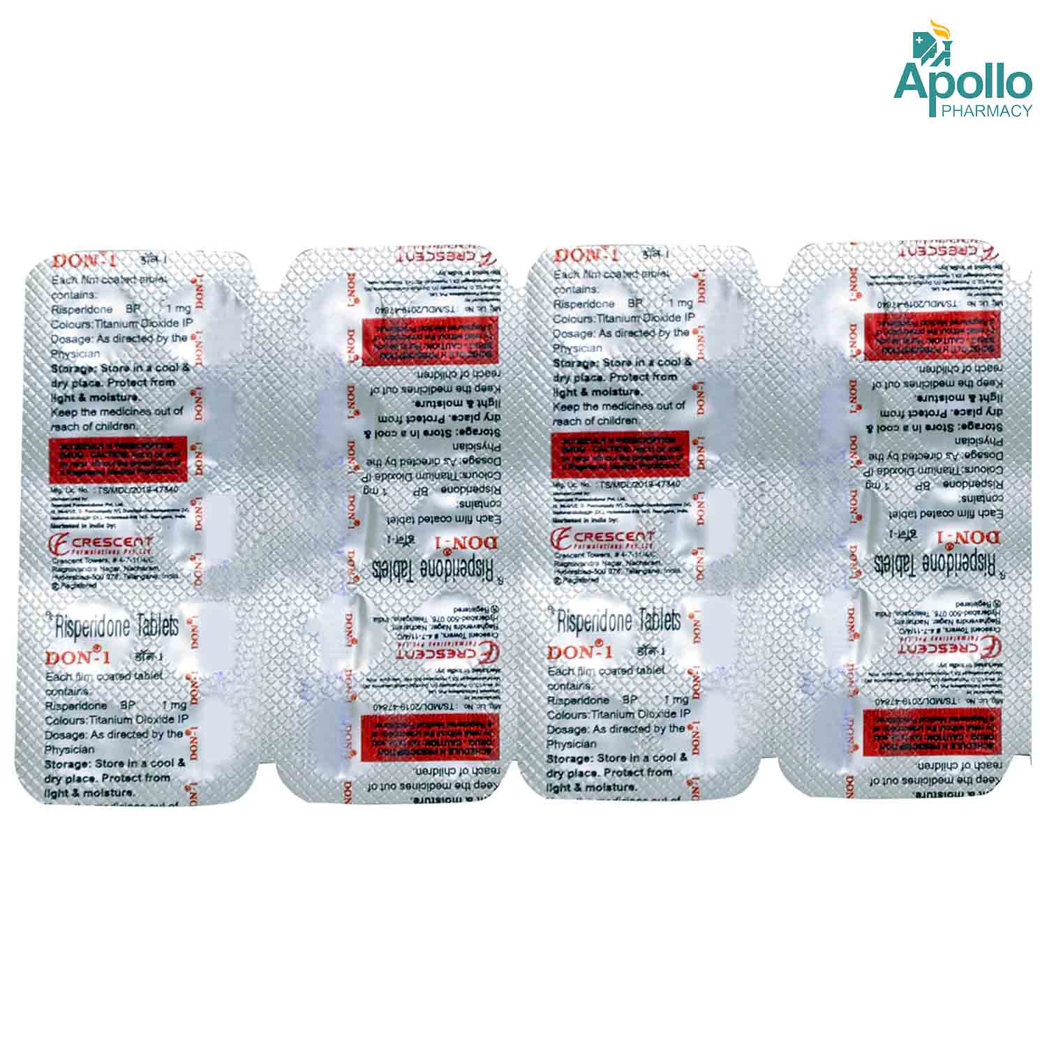 Don-1 Tablet 10's, Pack of 10 TABLETS Don-1 Tablet 10's, Pack of 10 TABLETS