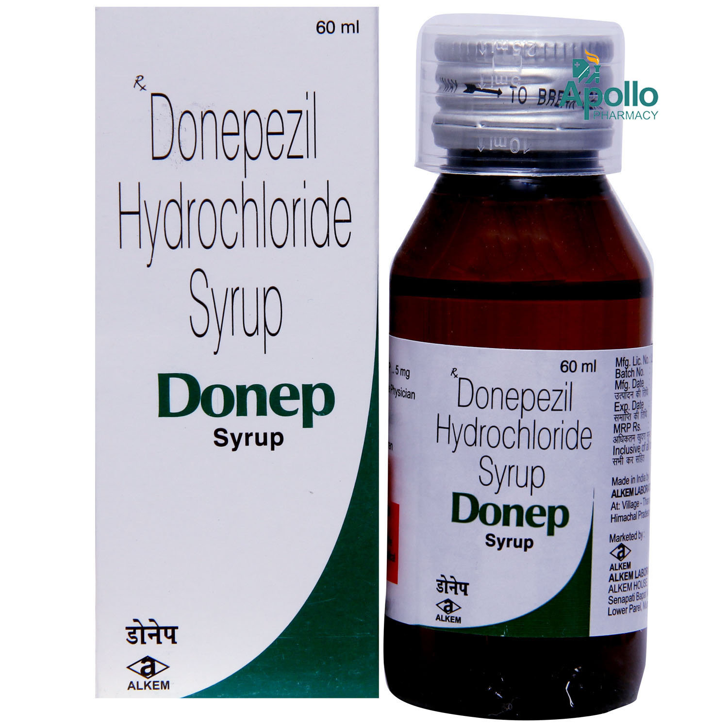 Donep Syrup 60 ml, Pack of 1 Syrup Donep Syrup 60 ml, Pack of 1 Syrup