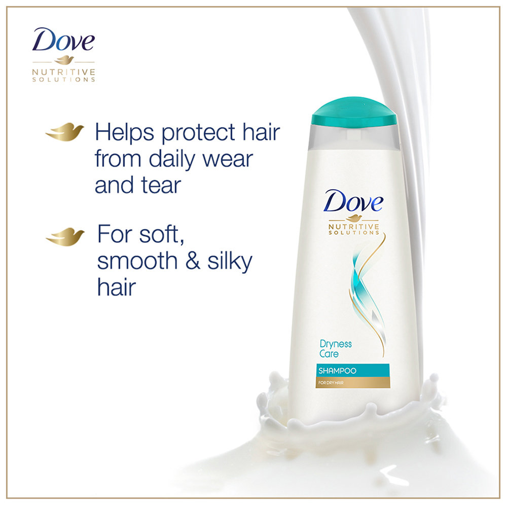 Dove Dryness Care Shampoo, 340 ml, Pack of 1 Dove Dryness Care Shampoo, 340 ml, Pack of 1