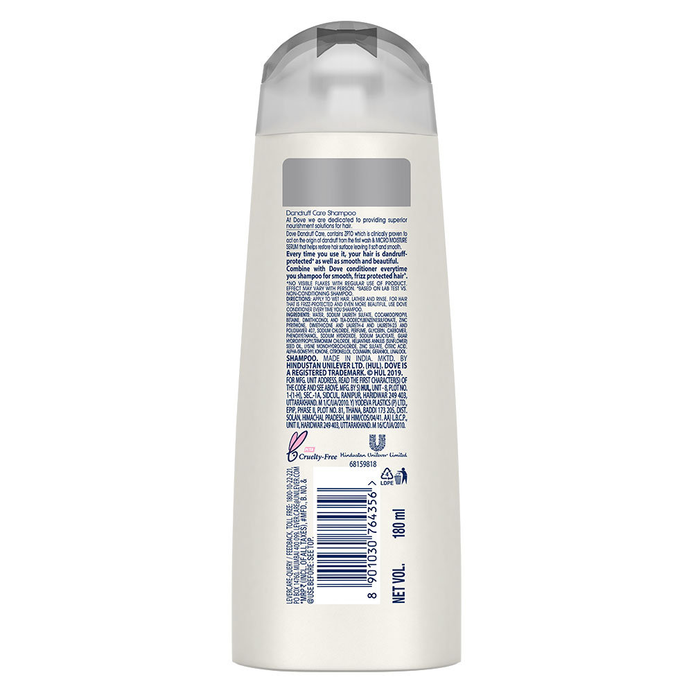 Dove Dandruff Care Shampoo, 180 ml, Pack of 1 Dove Dandruff Care Shampoo, 180 ml, Pack of 1