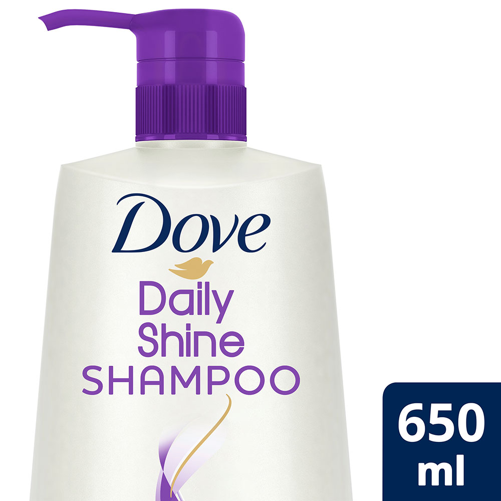 Dove Daily Shine Shampoo for Dull Hair, 650 ml, Pack of 1 Dove Daily Shine Shampoo for Dull Hair, 650 ml, Pack of 1