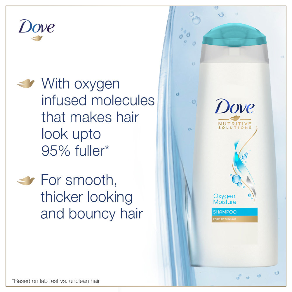 Dove Oxygen Moisture Shampoo, 180 ml, Pack of 1 Dove Oxygen Moisture Shampoo, 180 ml, Pack of 1