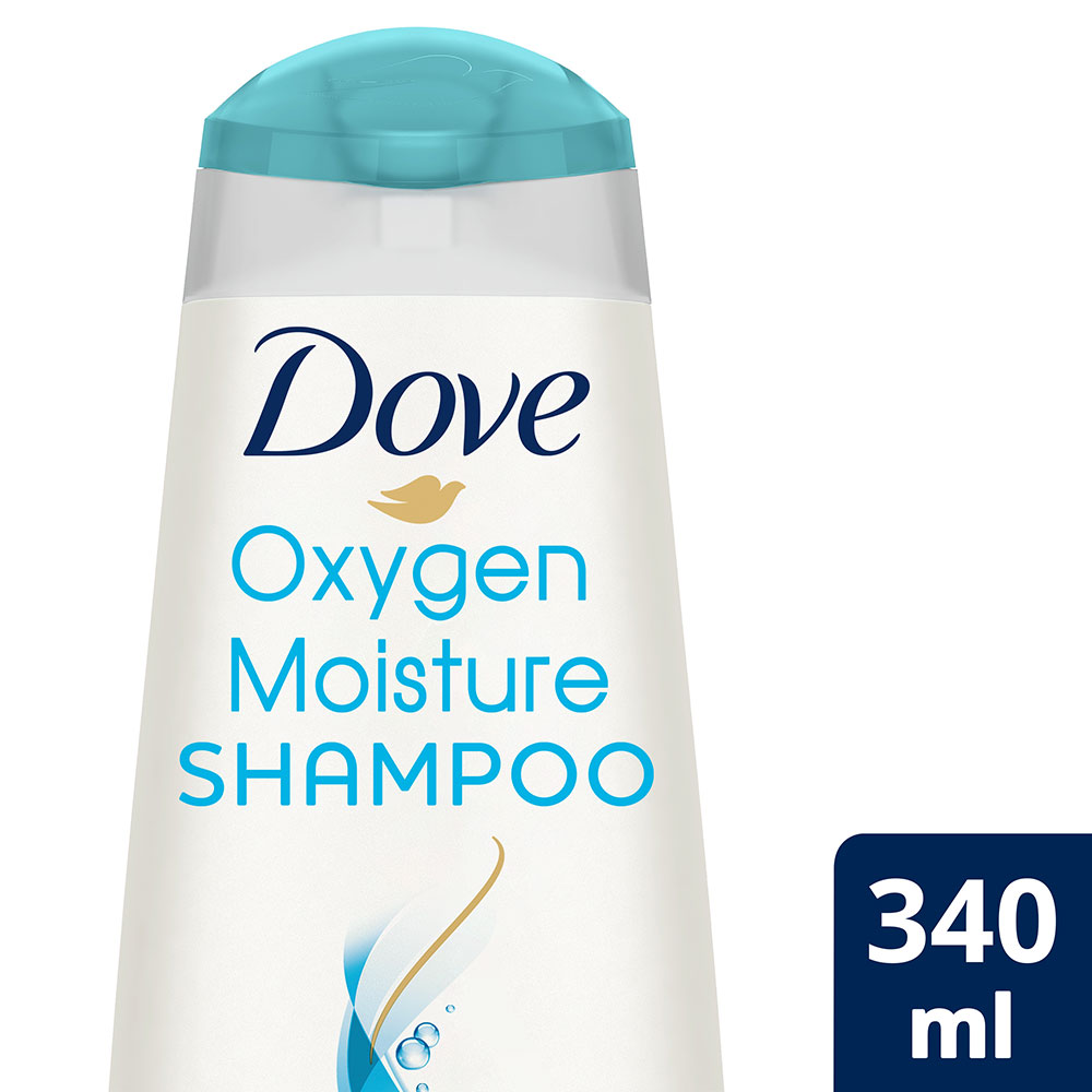 Dove Oxygen Moisture Shampoo, 340 ml, Pack of 1 Dove Oxygen Moisture Shampoo, 340 ml, Pack of 1