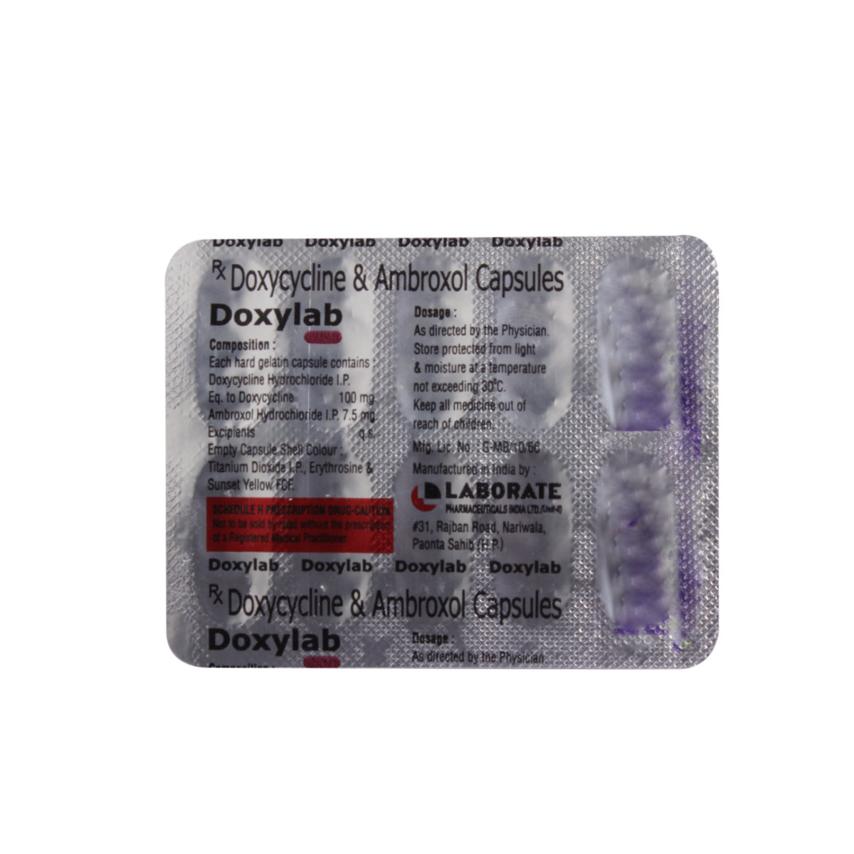 Doxylab Capsule 10's, Pack of 10 CAPSULES Doxylab Capsule 10's, Pack of 10 CAPSULES
