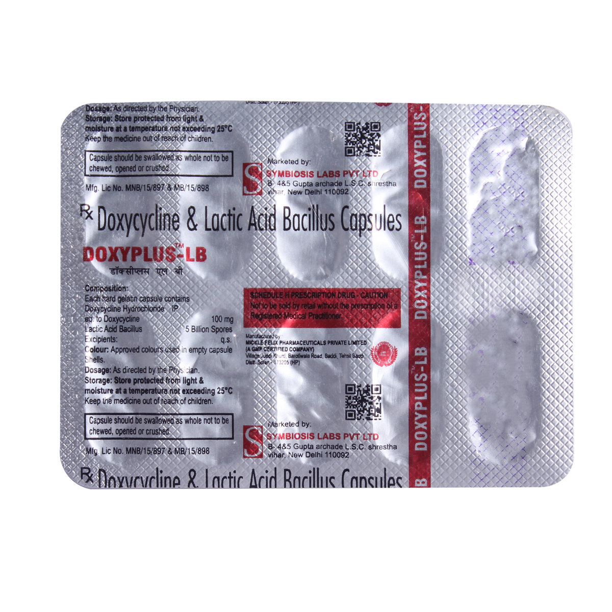 Doxyplus-LB Tablet 10's, Pack of 10 TabletS Doxyplus-LB Tablet 10's, Pack of 10 TabletS