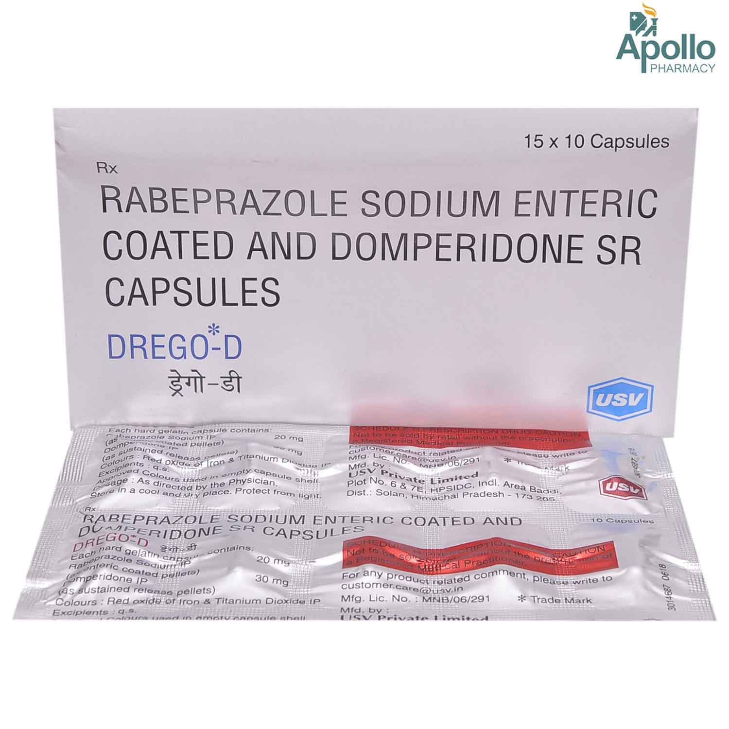 Drego D Capsule 10's, Pack of 10 Drego D Capsule 10's, Pack of 10