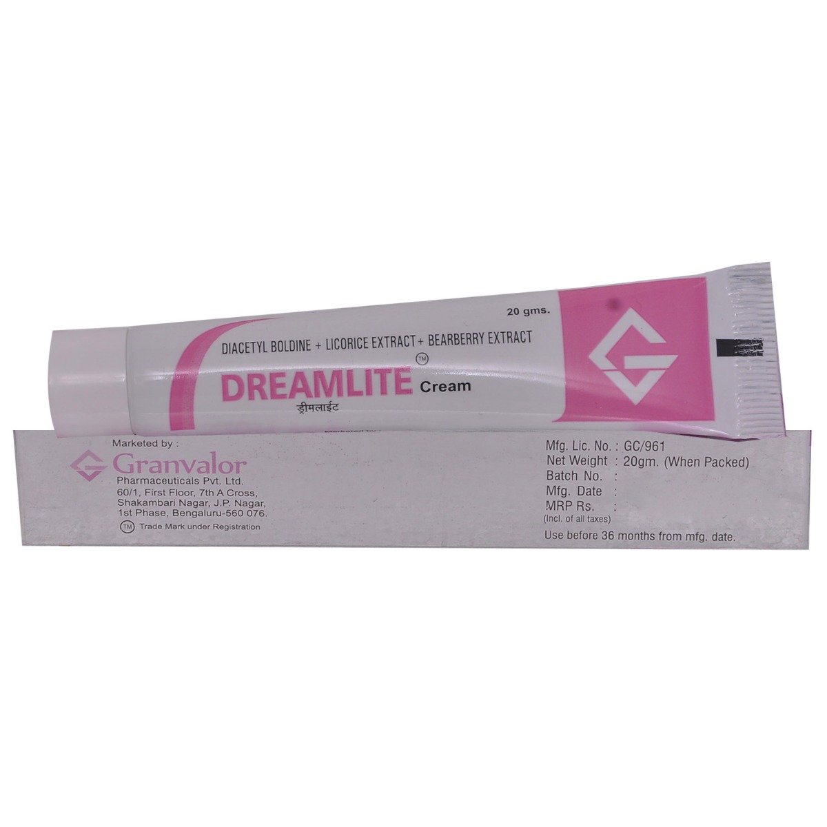 Dreamlite Cream 20 gm, Pack of 1 Dreamlite Cream 20 gm, Pack of 1