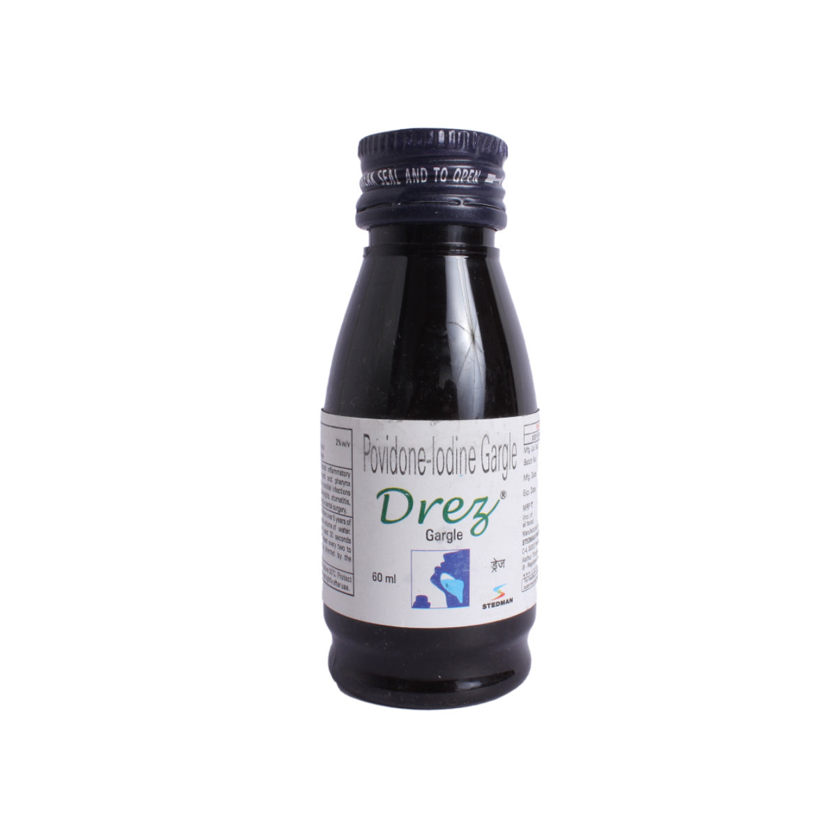 Drez 2%w/v Gargle 60 ml, Pack of 1 SOLUTION Drez 2%w/v Gargle 60 ml, Pack of 1 SOLUTION