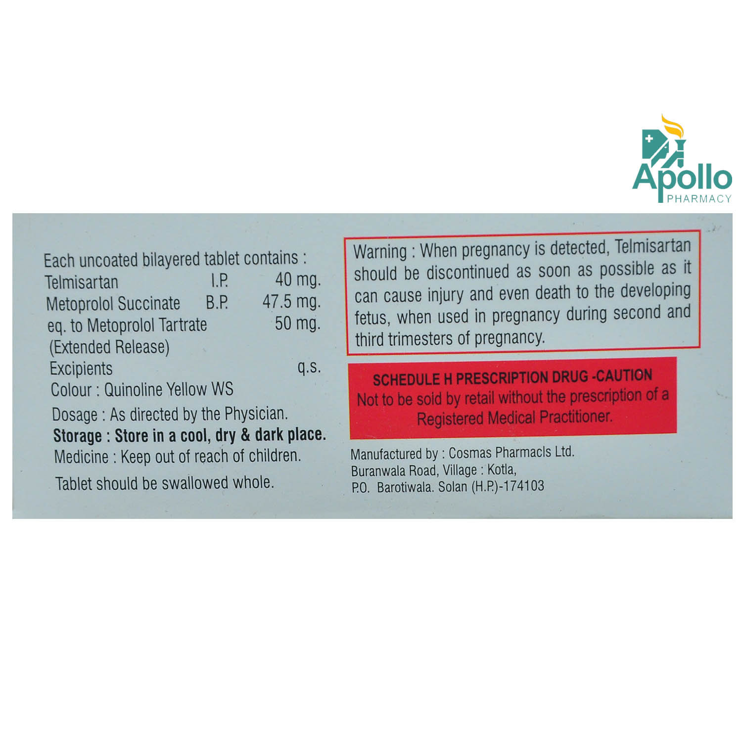 DTEL MT 50MG TABLET 10'S, Pack of 10 TABLETS DTEL MT 50MG TABLET 10'S, Pack of 10 TABLETS