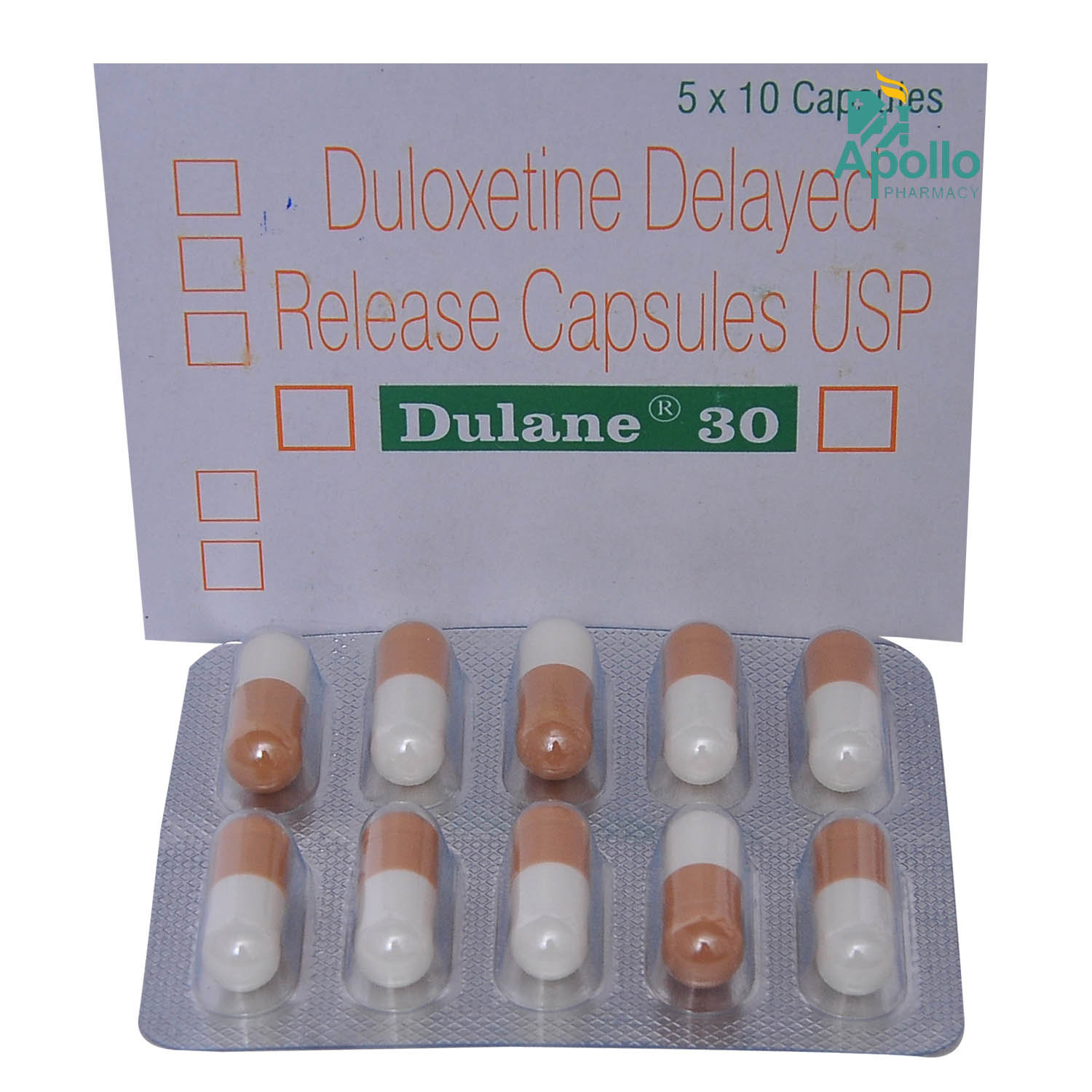 Dulane 30 Capsule 10's, Pack of 10 CAPSULES Dulane 30 Capsule 10's, Pack of 10 CAPSULES