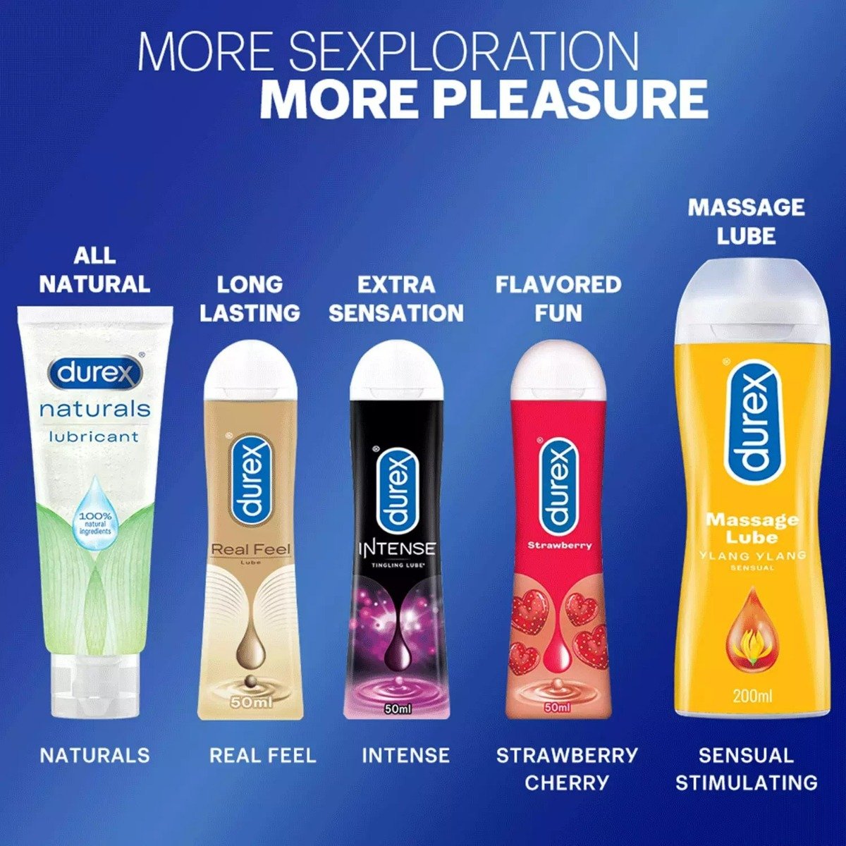Durex Play Massage 2 In 1 Stimulating Lubricant Gel, 200 ml, Pack of 1 Durex Play Massage 2 In 1 Stimulating Lubricant Gel, 200 ml, Pack of 1