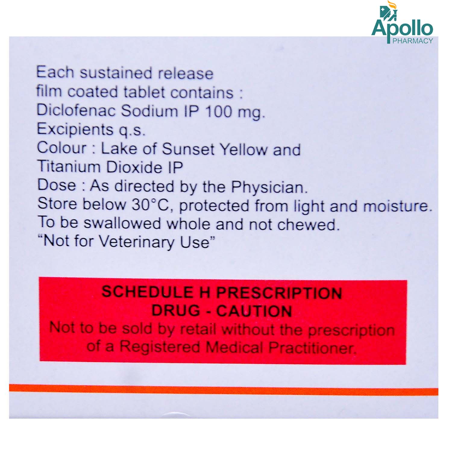 Dynapar SR 100 Tablet 10's, Pack of 10 TABLETS Dynapar SR 100 Tablet 10's, Pack of 10 TABLETS