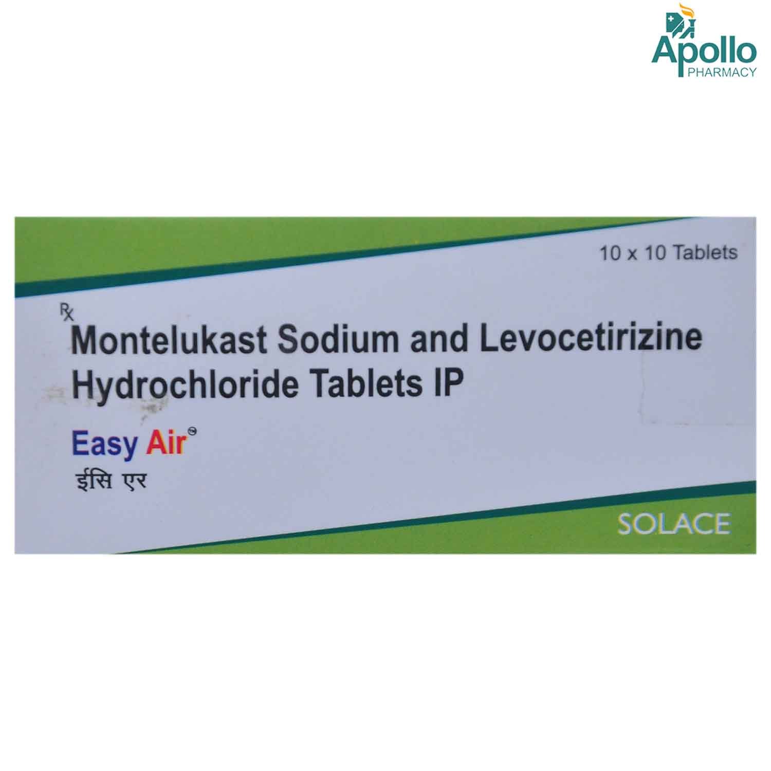 Easyair Tablet 10's, Pack of 10 TabletS Easyair Tablet 10's, Pack of 10 TabletS