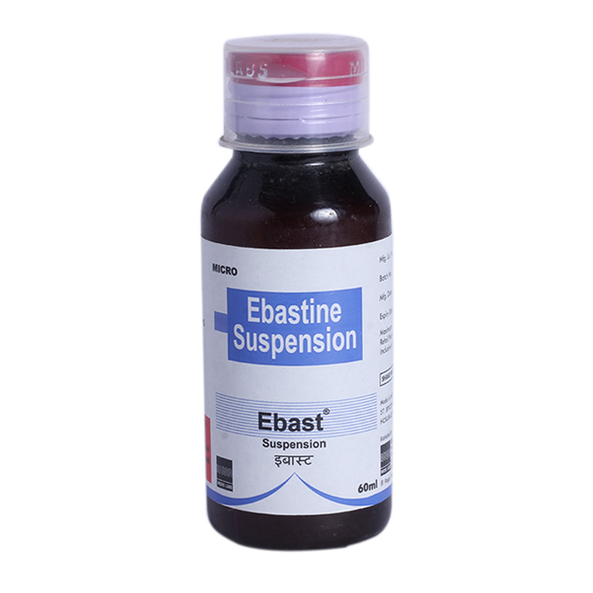 Ebast Syrup 60 ml, Pack of 1 Syrup Ebast Syrup 60 ml, Pack of 1 Syrup