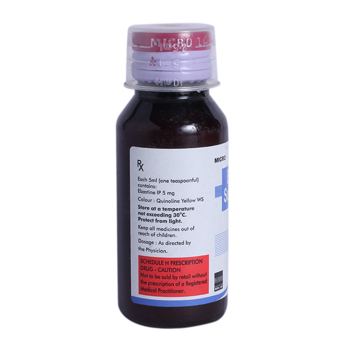 Ebast Syrup 60 ml, Pack of 1 Syrup Ebast Syrup 60 ml, Pack of 1 Syrup