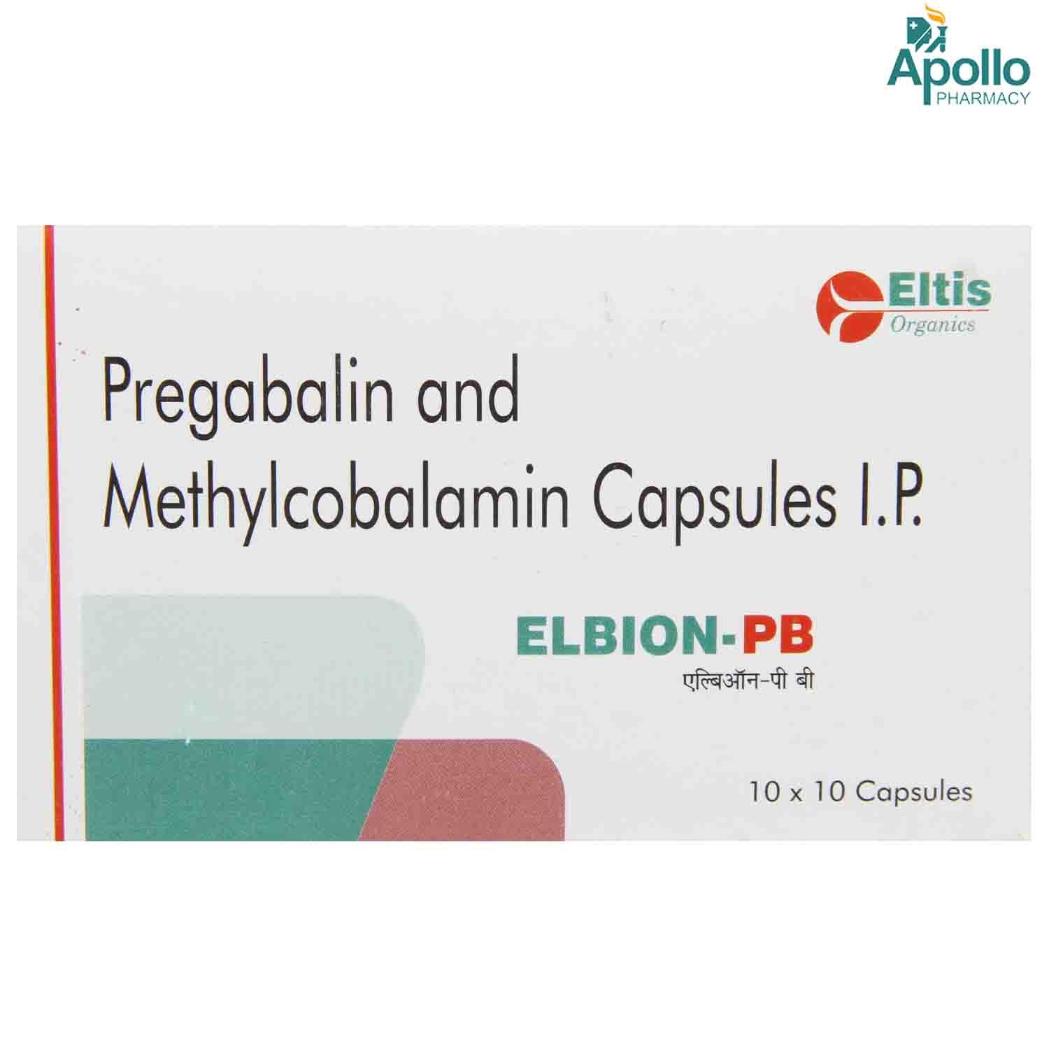 Elbion PB Capsule 10's, Pack of 10 TABLETS Elbion PB Capsule 10's, Pack of 10 TABLETS