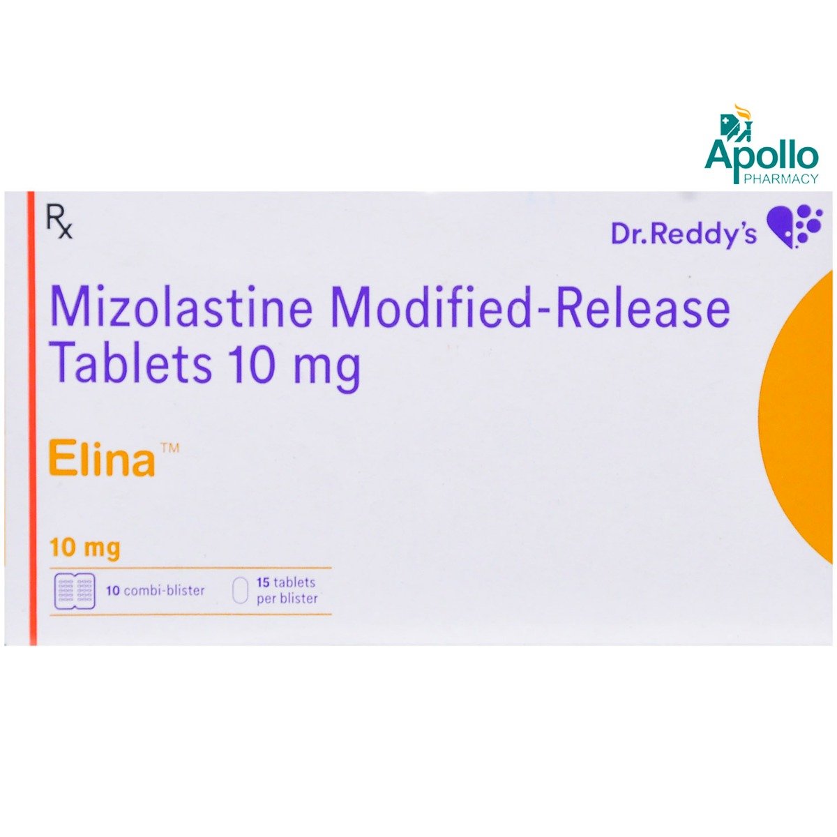 Elina Tablet 15's, Pack of 15 TABLETS Elina Tablet 15's, Pack of 15 TABLETS