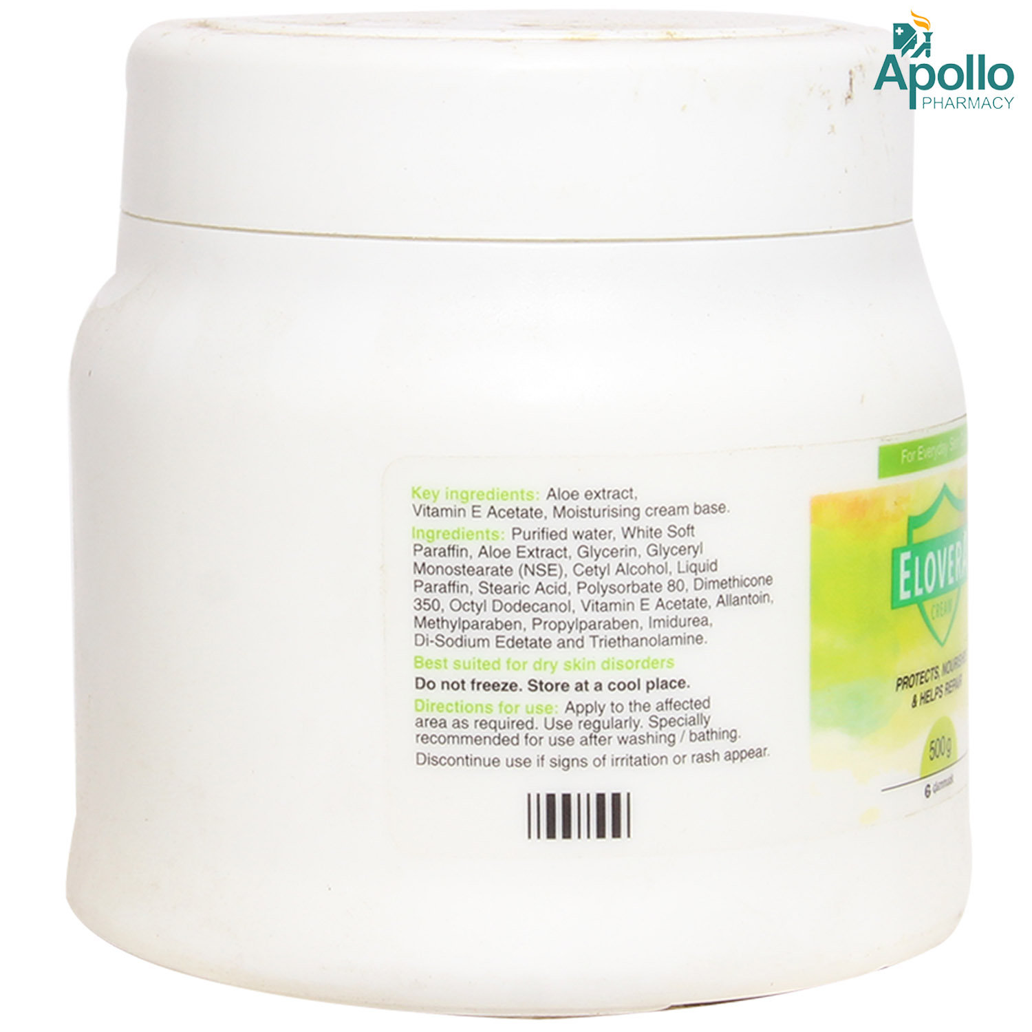 Elovera Cream 500 gm, Pack of 1 OINTMENT Elovera Cream 500 gm, Pack of 1 OINTMENT