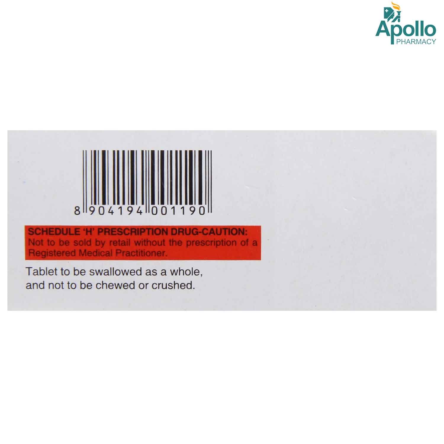 Embeta XR-12.5 Tablet 10's, Pack of 10 TABLETS Embeta XR-12.5 Tablet 10's, Pack of 10 TABLETS