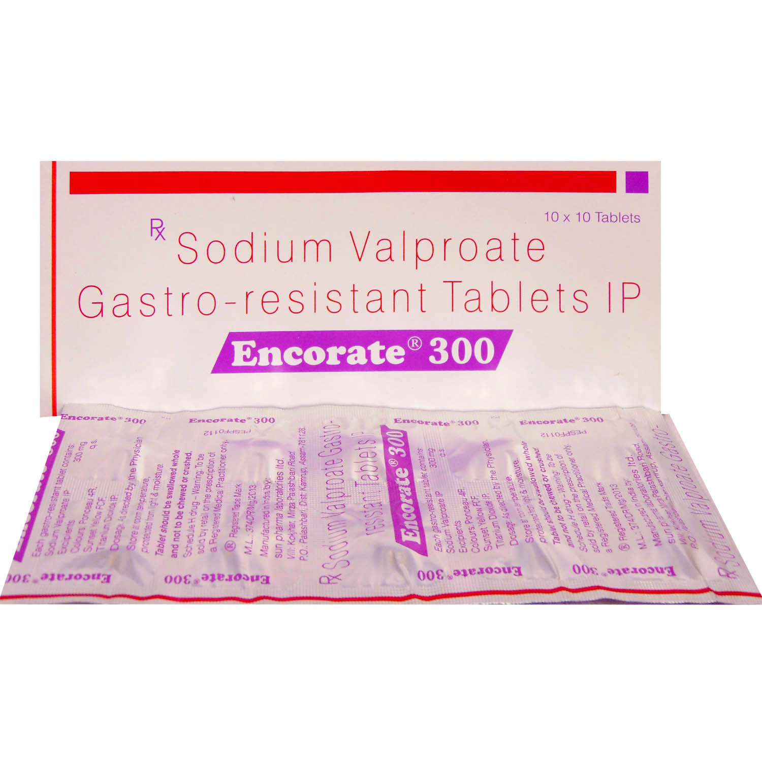 Encorate 300 Tablet 10's, Pack of 10 TABLETS Encorate 300 Tablet 10's, Pack of 10 TABLETS