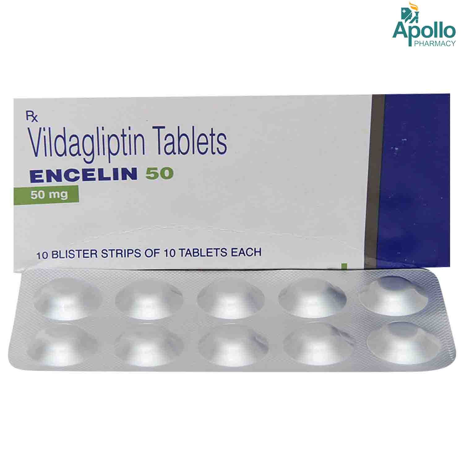 Encelin 50 Tablet 10's, Pack of 10 TabletS Encelin 50 Tablet 10's, Pack of 10 TabletS