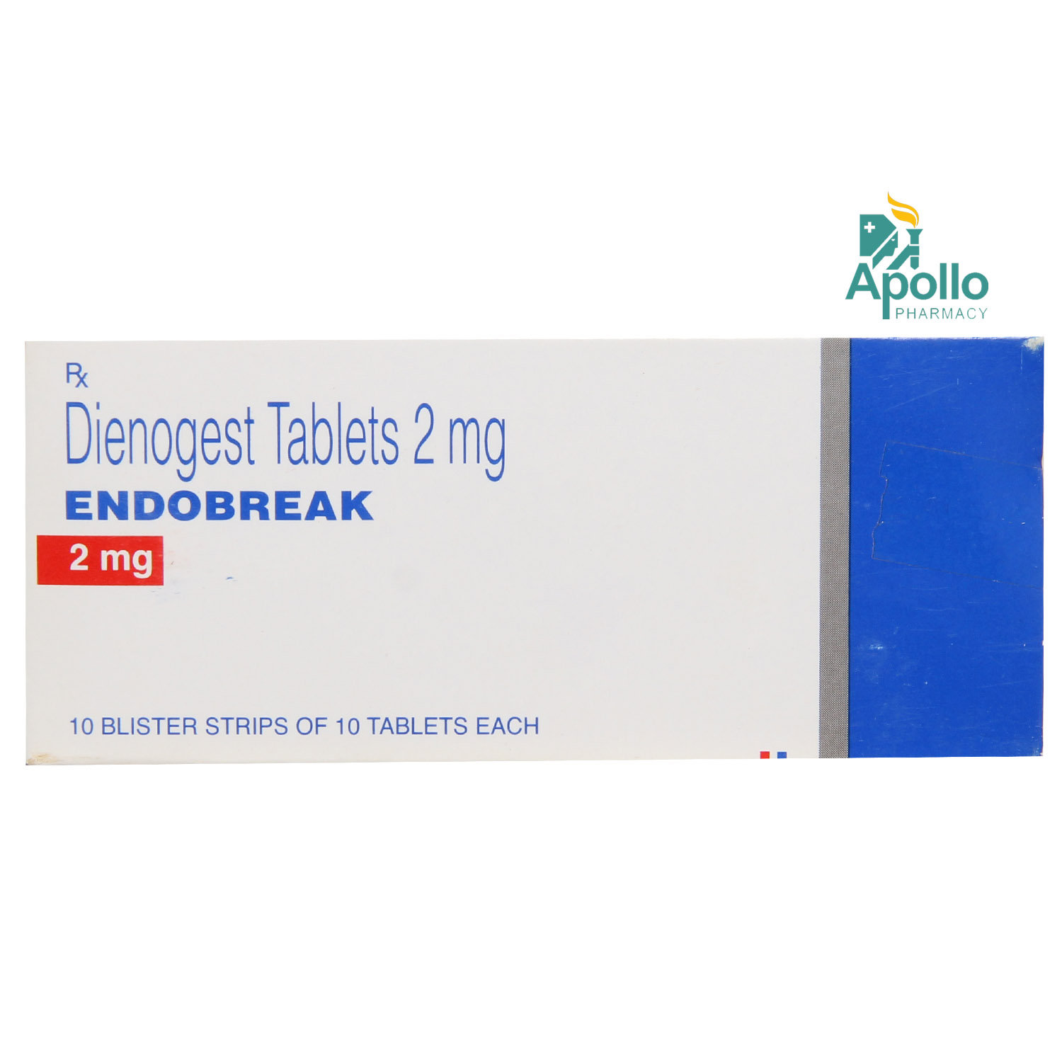Endobreak 2 mg Tablet 10's, Pack of 10 TabletS Endobreak 2 mg Tablet 10's, Pack of 10 TabletS