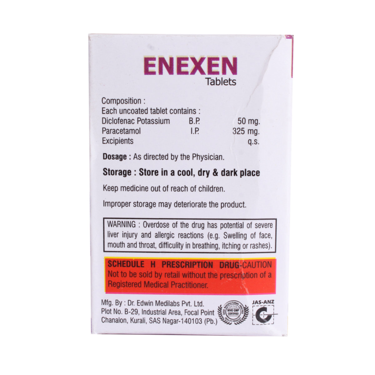 Enexen Tablet 10's, Pack of 10 TABLETS Enexen Tablet 10's, Pack of 10 TABLETS