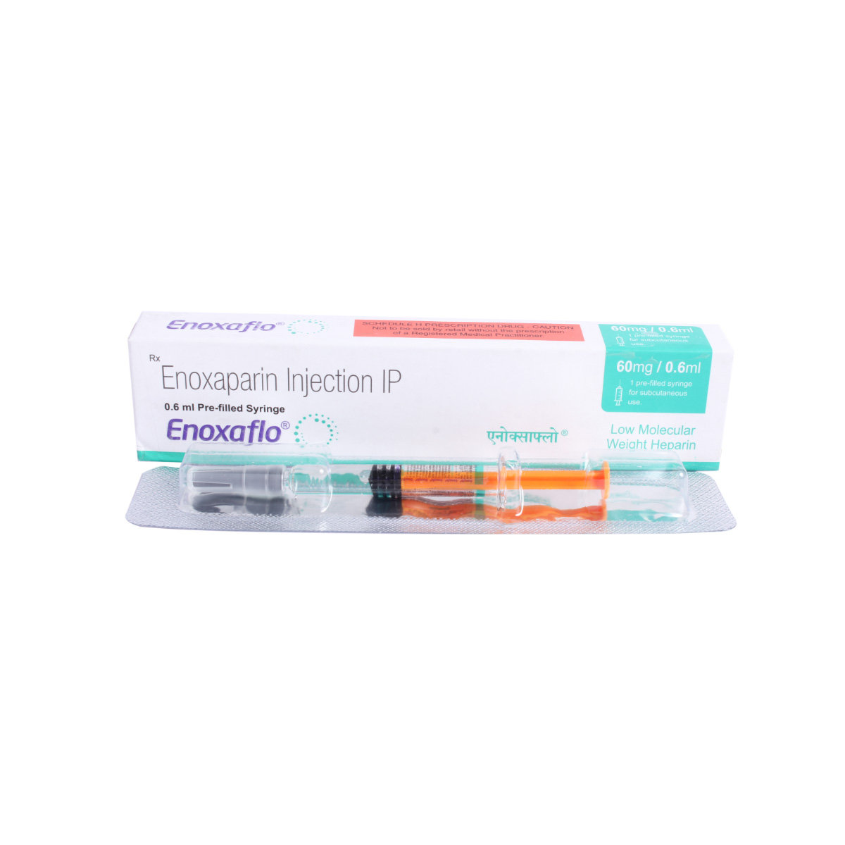 Enoxaflo 60 mg Injection 0.6 ml, Pack of 1 INJECTION Enoxaflo 60 mg Injection 0.6 ml, Pack of 1 INJECTION