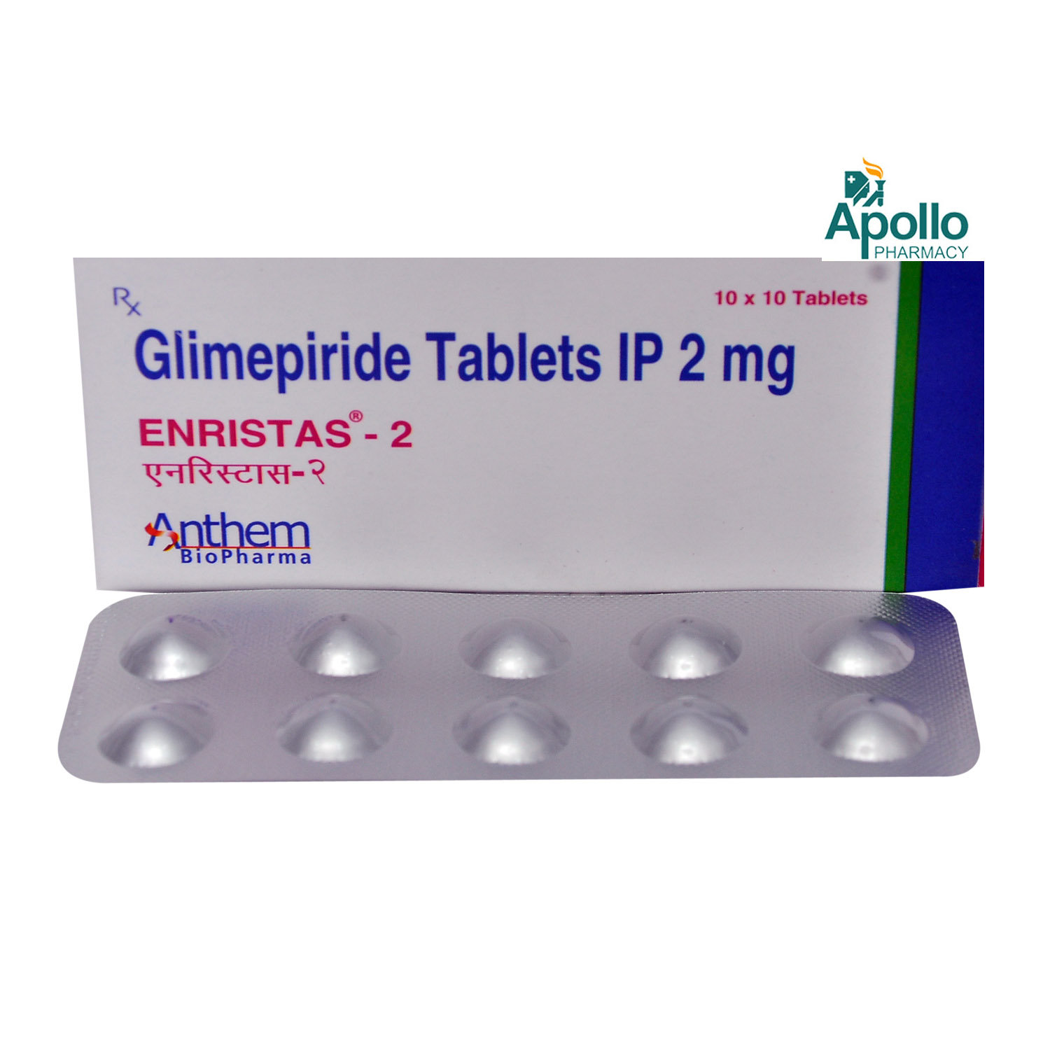 Enristas-2 Tablet 10's, Pack of 10 TabletS Enristas-2 Tablet 10's, Pack of 10 TabletS