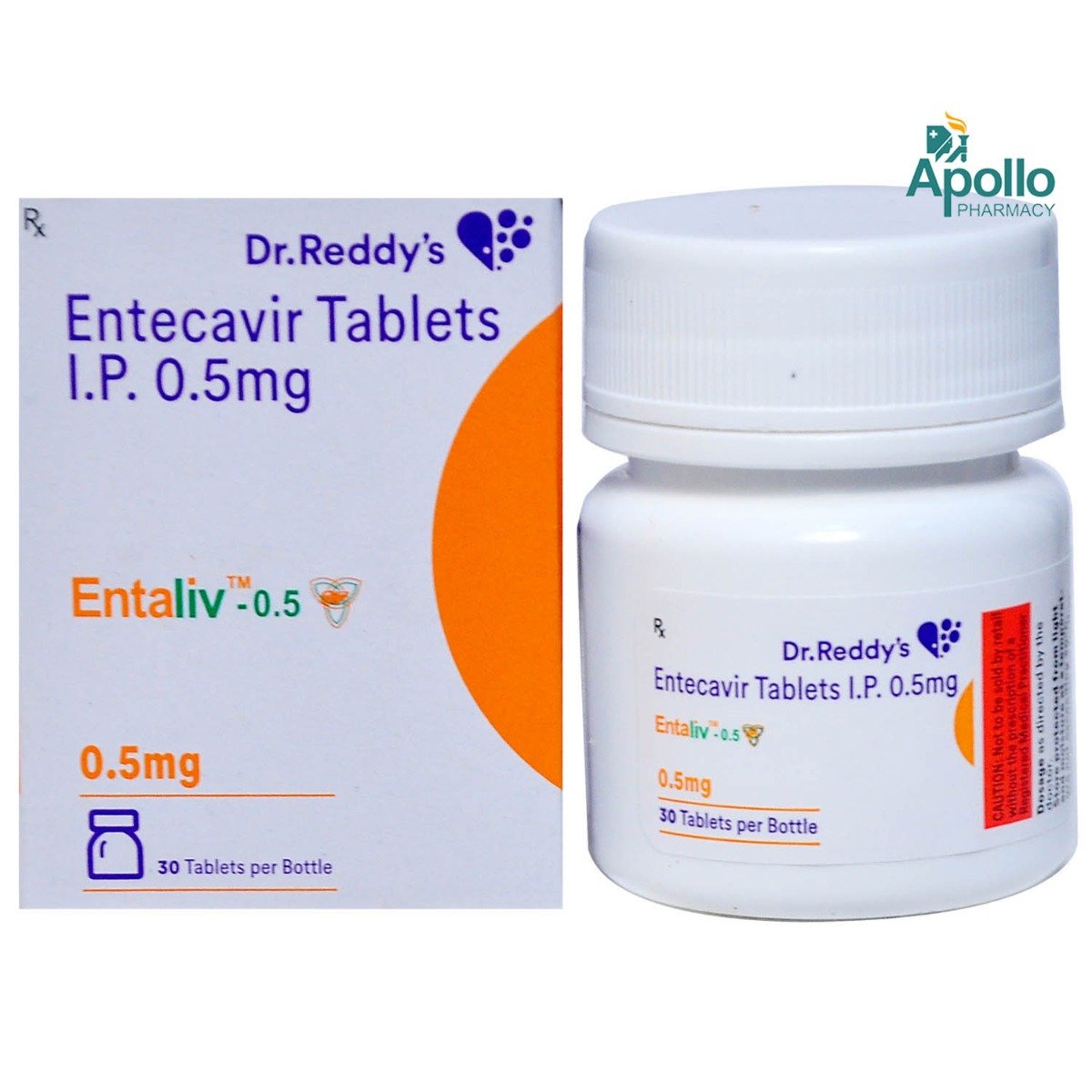 Entaliv 0.5 Tablet 30's, Pack of 1 TABLET Entaliv 0.5 Tablet 30's, Pack of 1 TABLET