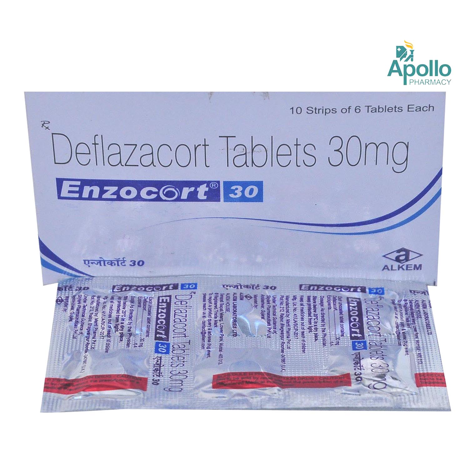 Enzocort 30 Tablet 6's, Pack of 6 TabletS Enzocort 30 Tablet 6's, Pack of 6 TabletS