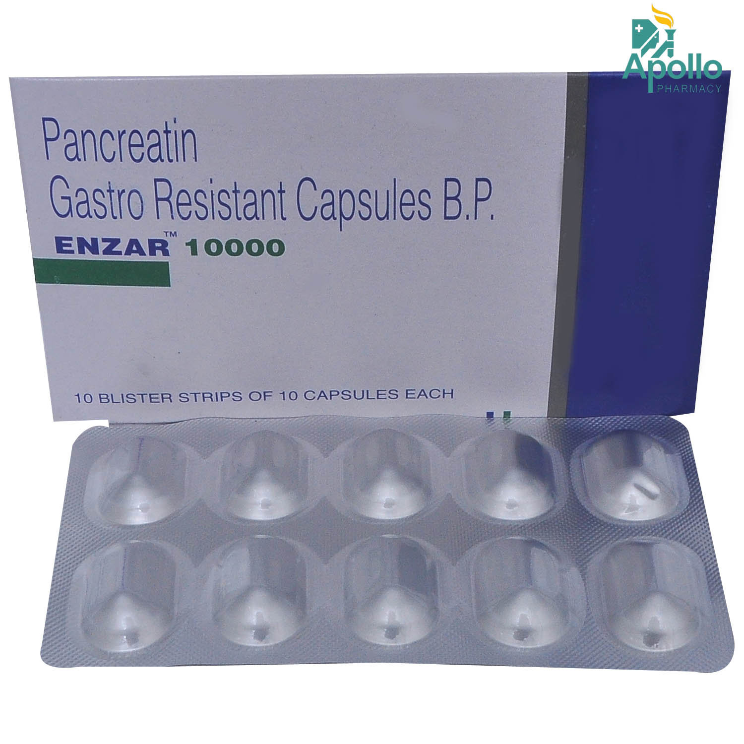 ENZAR 10000 CAPSULE 10'S , Pack of 10 CapsuleS ENZAR 10000 CAPSULE 10'S , Pack of 10 CapsuleS
