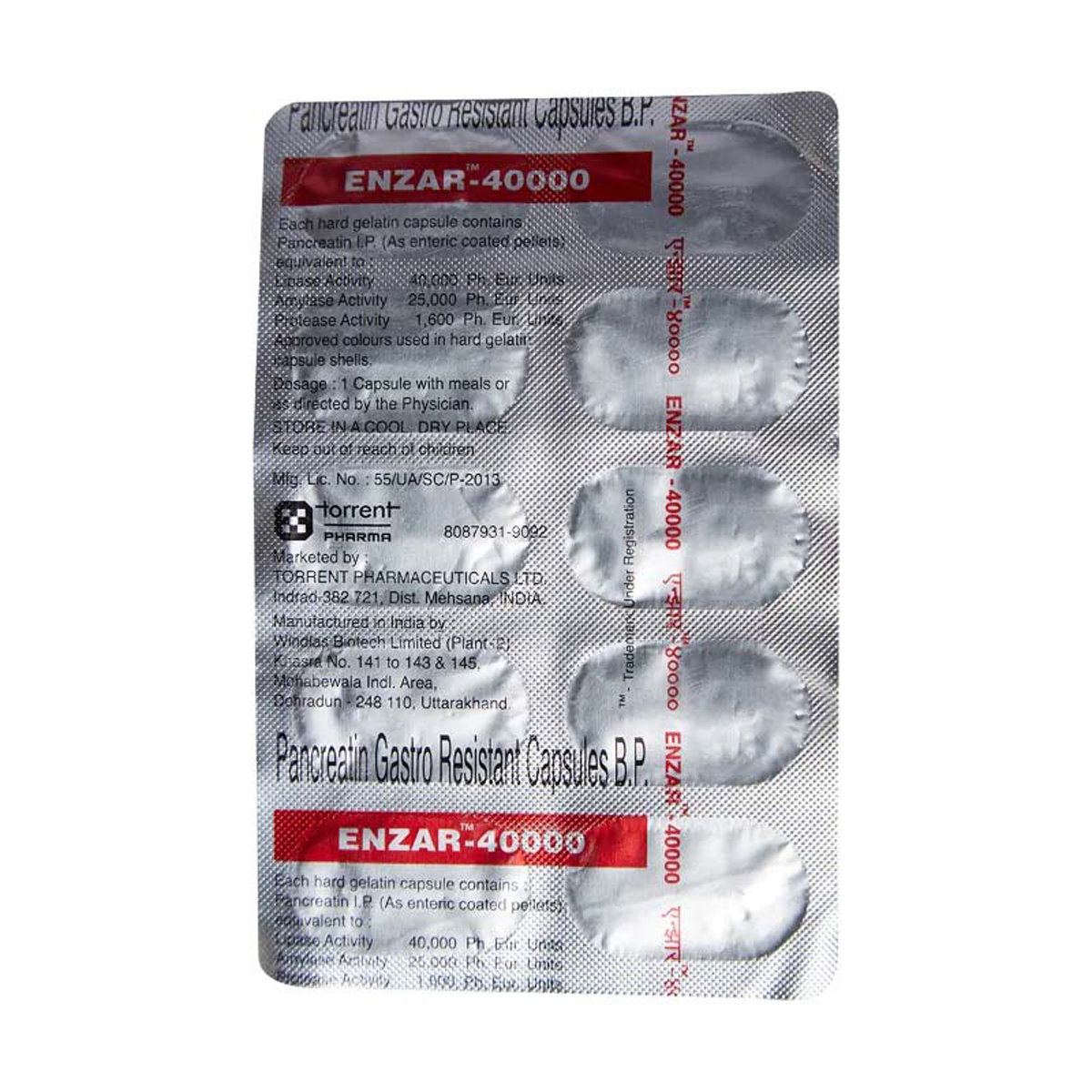Enzar 40000 Capsule 10's, Pack of 10 CAPSULES Enzar 40000 Capsule 10's, Pack of 10 CAPSULES