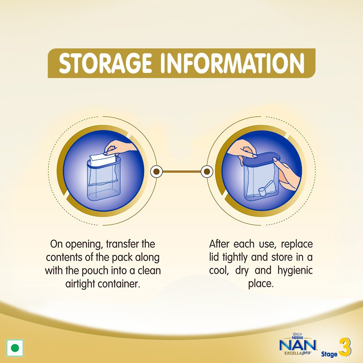Nestle Nan Excellapro Follow-Up Formula Stage 3 (After 12 Months) Powder, 400 gm Refill Pack, Pack of 1 Nestle Nan Excellapro Follow-Up Formula Stage 3 (After 12 Months) Powder, 400 gm Refill Pack, Pack of 1