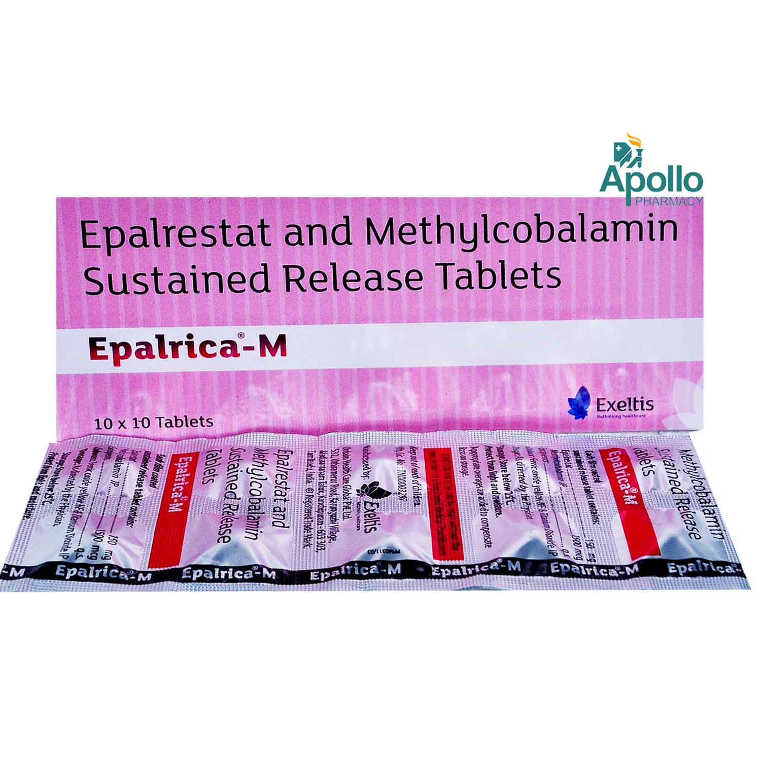 Epalrica-M Tablet 10's, Pack of 10 TABLETS Epalrica-M Tablet 10's, Pack of 10 TABLETS