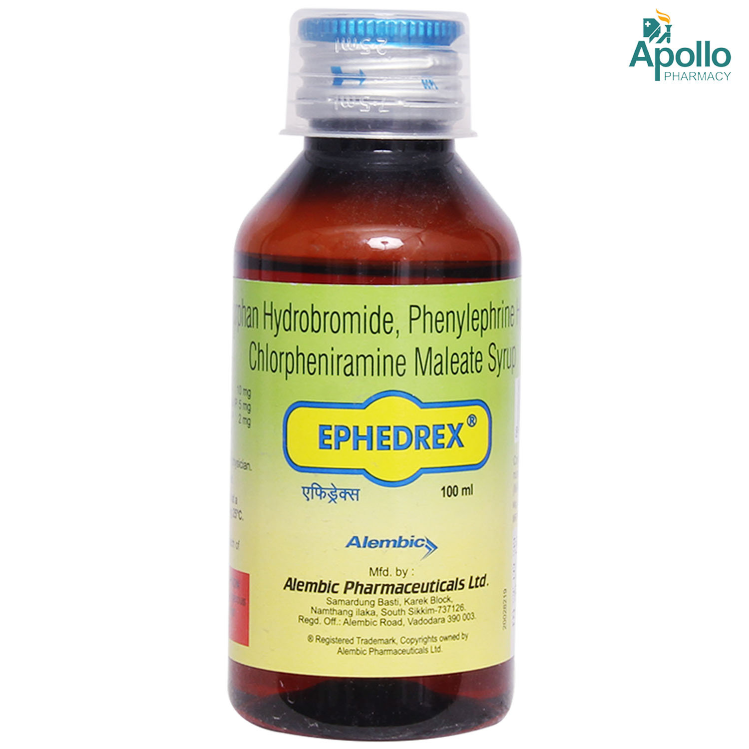 Ephedrex Syrup 100 ml, Pack of 1 Ephedrex Syrup 100 ml, Pack of 1