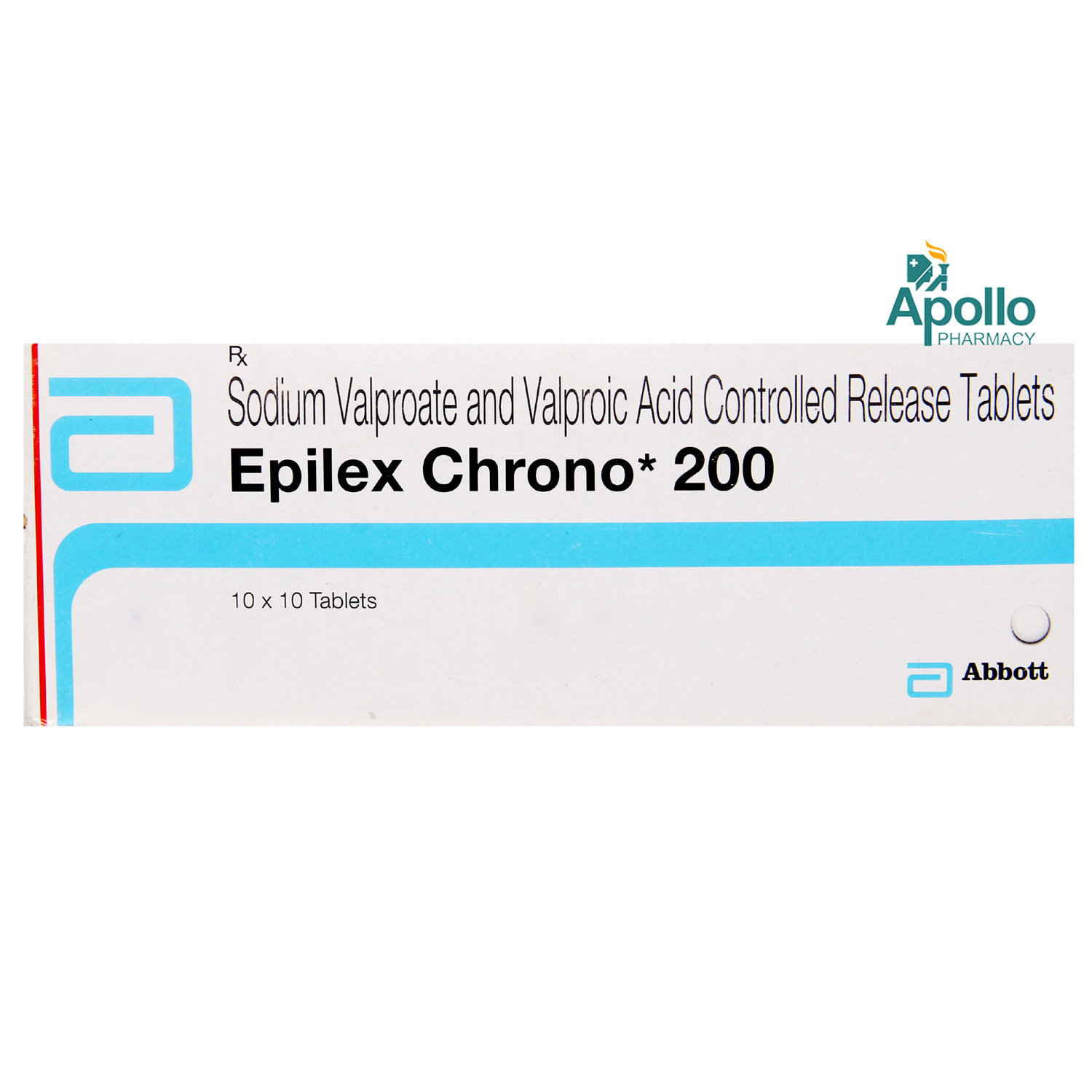 Epilex Chrono 200 Tablet 10's, Pack of 10 TABLETS Epilex Chrono 200 Tablet 10's, Pack of 10 TABLETS