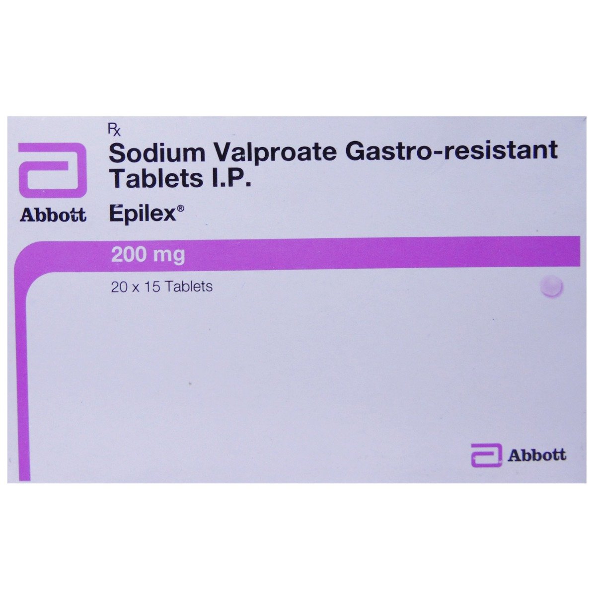 Epilex 200 mg Tablet 15's, Pack of 15 TabletS Epilex 200 mg Tablet 15's, Pack of 15 TabletS