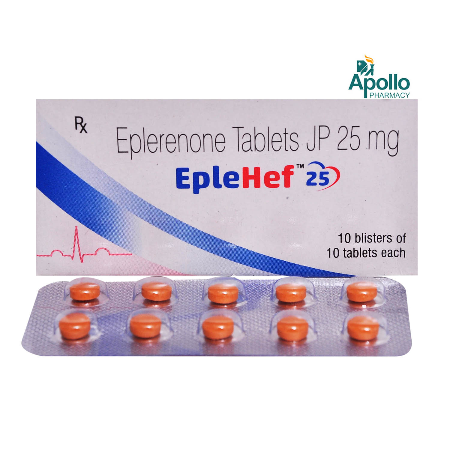 Eplehef 25 Tablet 10's, Pack of 10 TABLETS Eplehef 25 Tablet 10's, Pack of 10 TABLETS