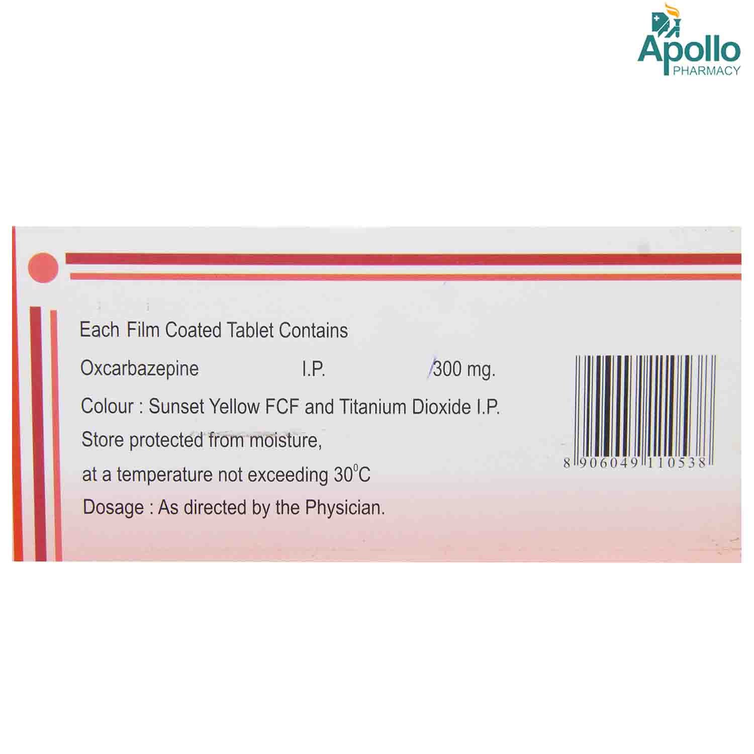 Epocarb 300 mg Tablet 10's, Pack of 10 TABLETS Epocarb 300 mg Tablet 10's, Pack of 10 TABLETS